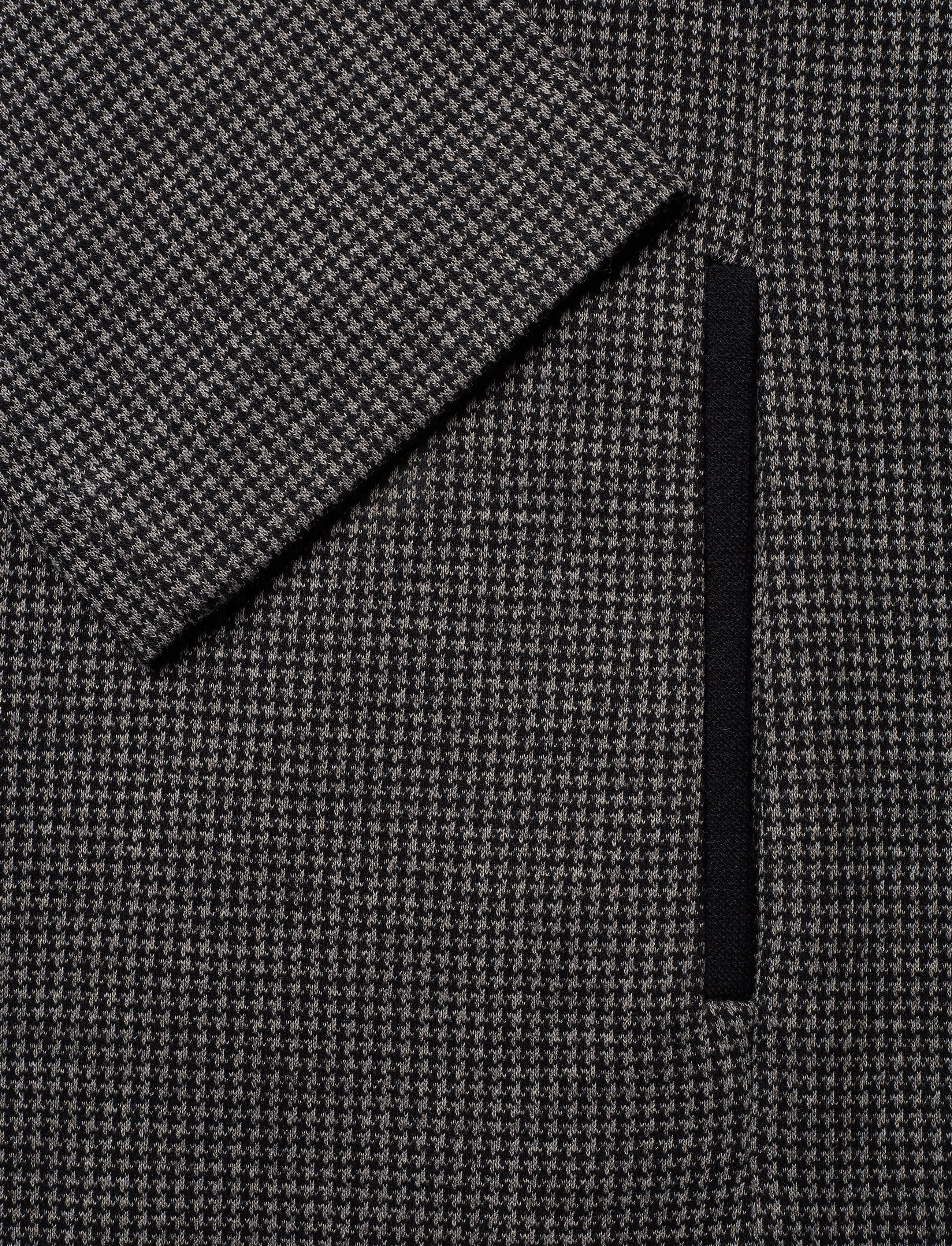 GANT - D1. DOGTOOTH JERSEY CL SHIFT DRESS - dark grey melange - 3