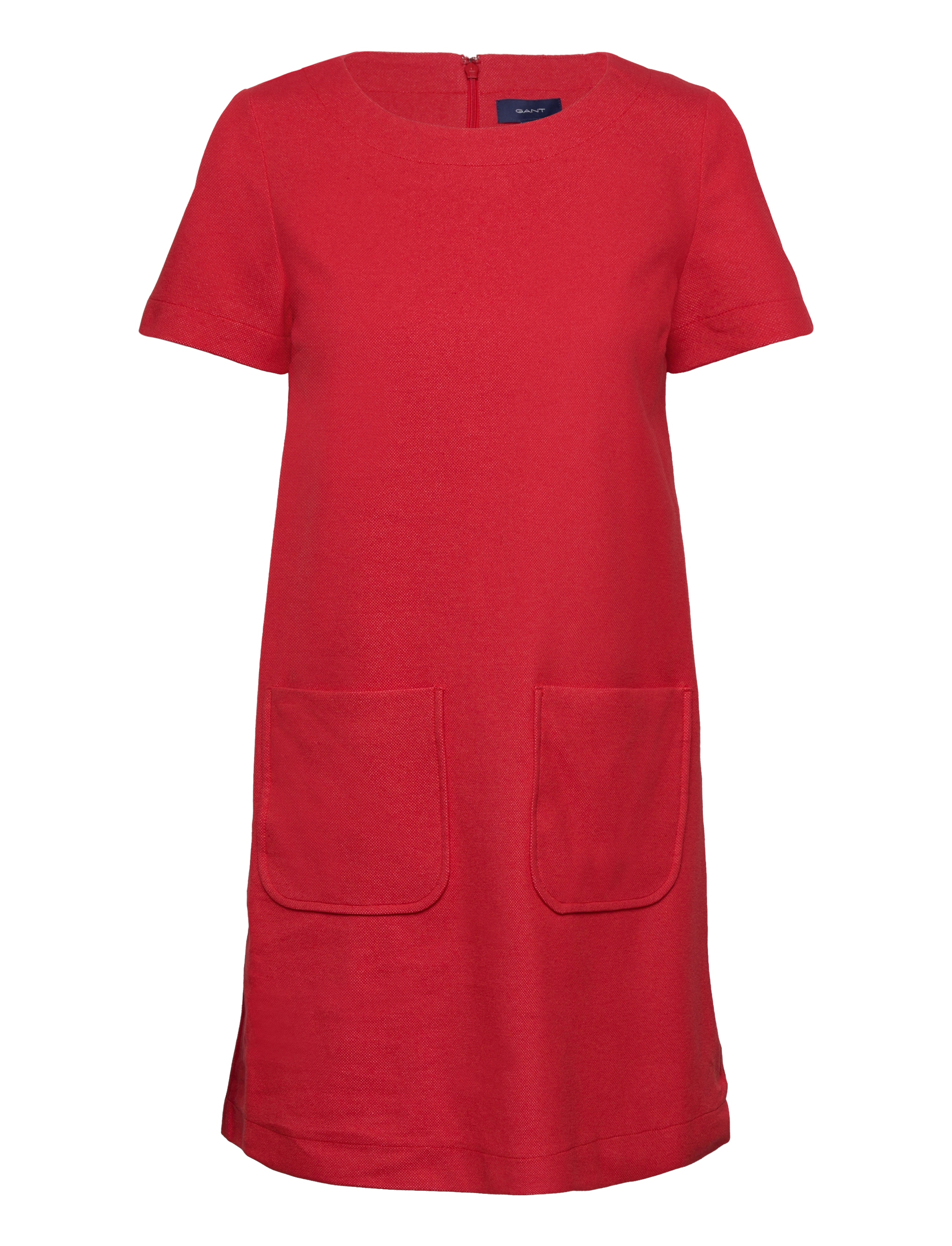 Gant D1. TP JERSEY PIQUE DRESS - Kjoler - LAVA RED / red