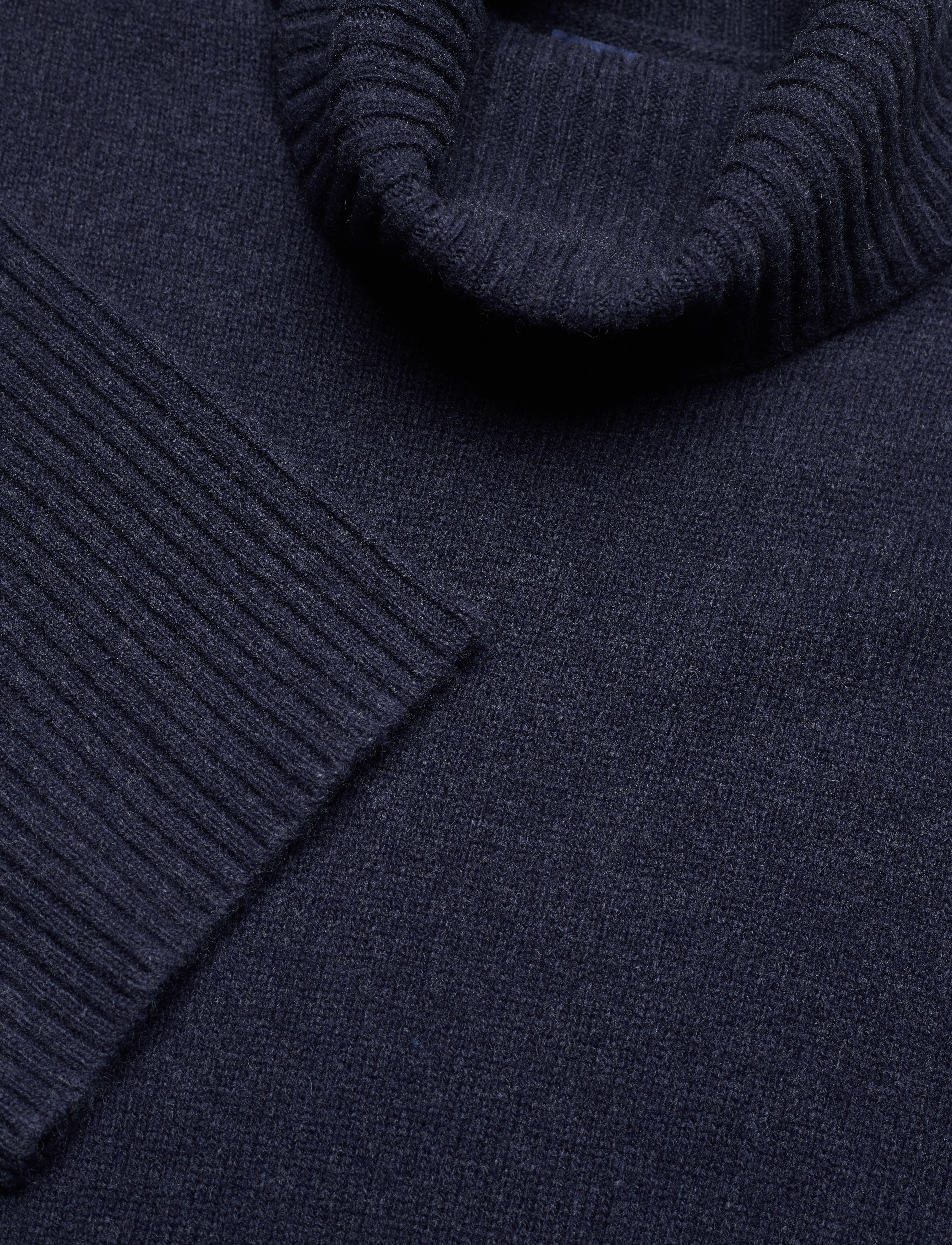 GANT - LOUNGE ROLLNECK DRESS - evening blue - 2