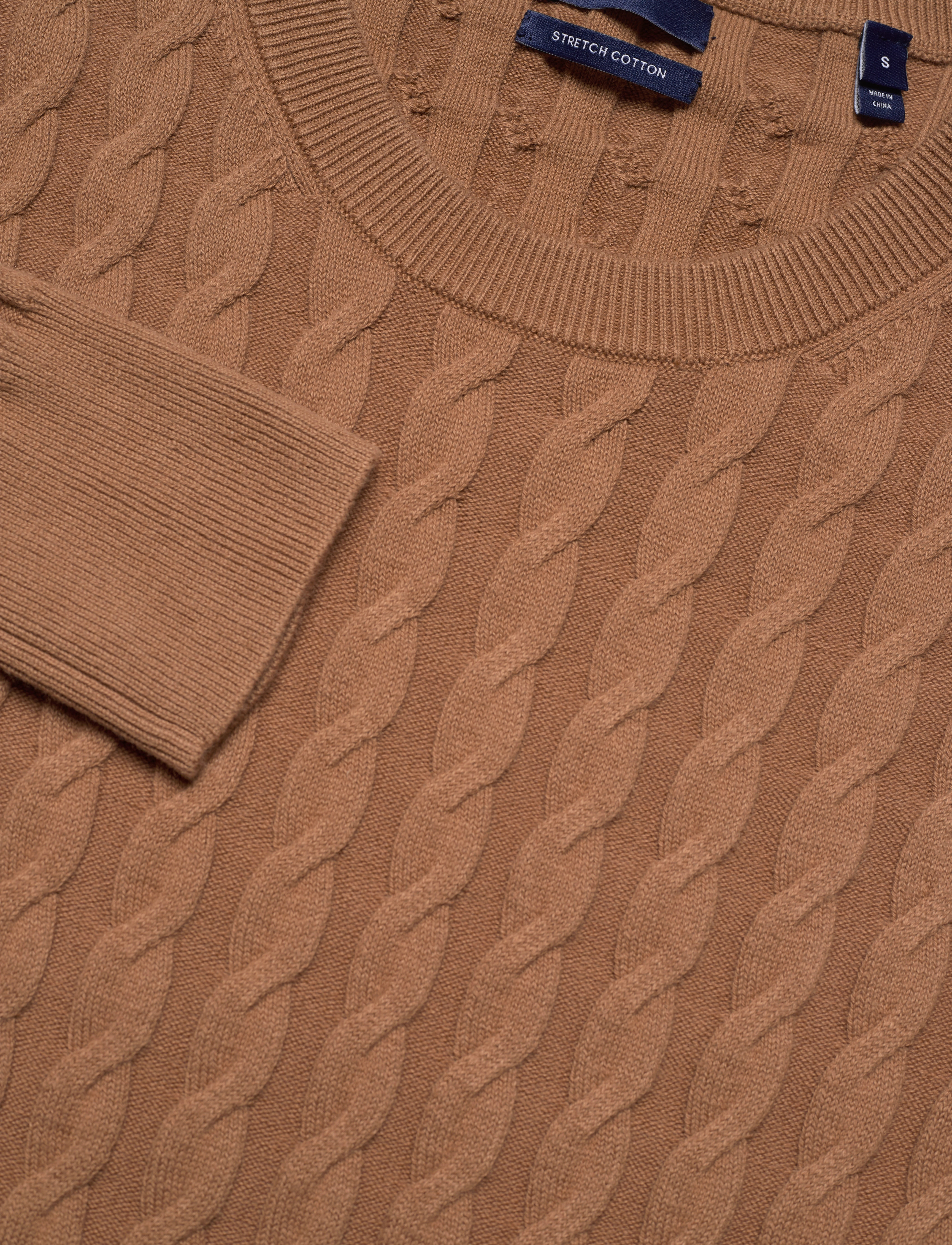 GANT - D1. TWISTED CABLE DRESS - roasted walnut - 3