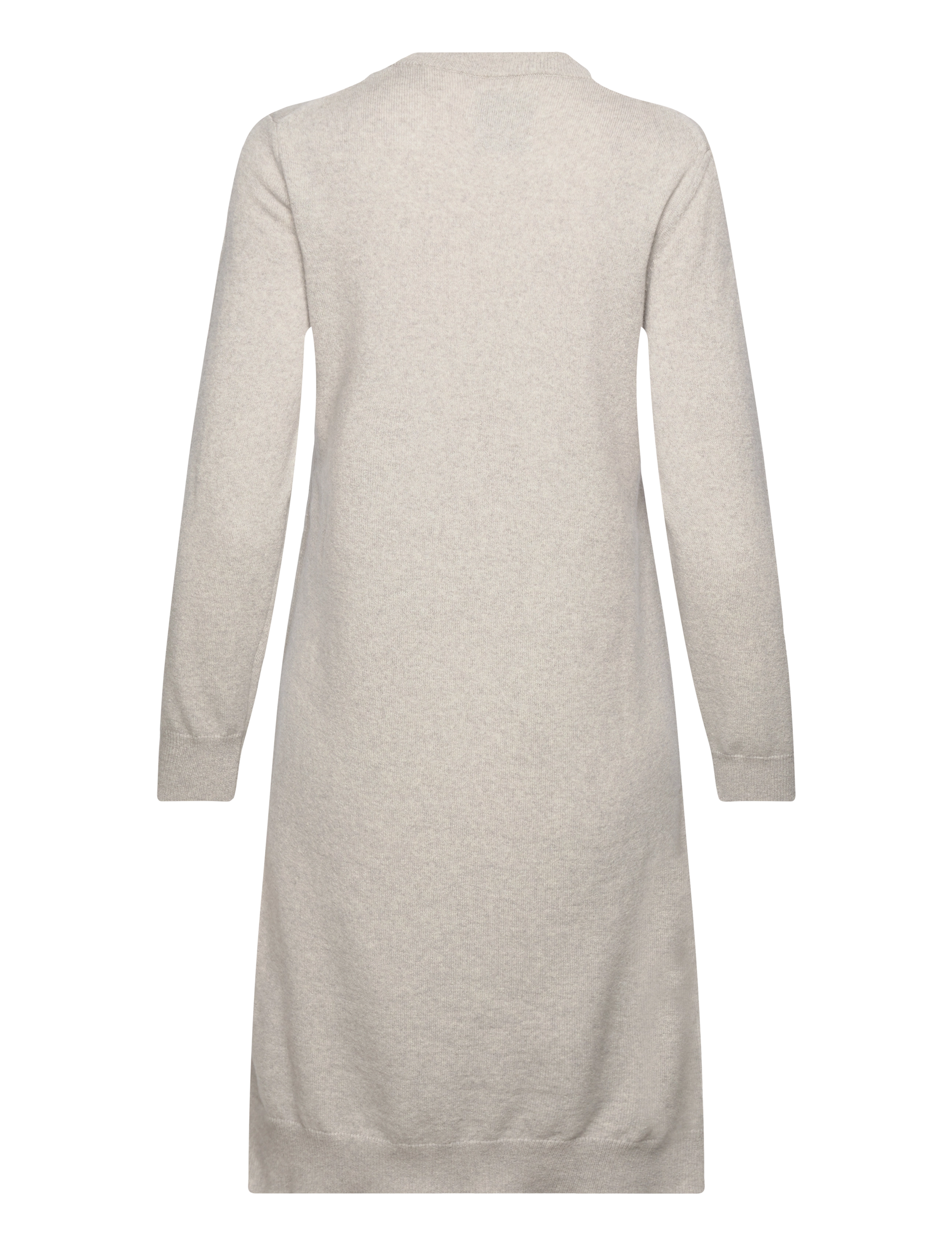 GANT - SUPERFINE LAMBSWOOL DRESS - light grey melange - 1