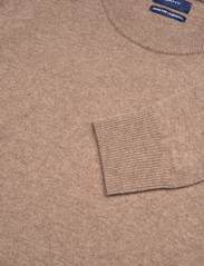 GANT - SUPERFINE LAMBSWOOL DRESS - knitted dresses - mole brown - 2