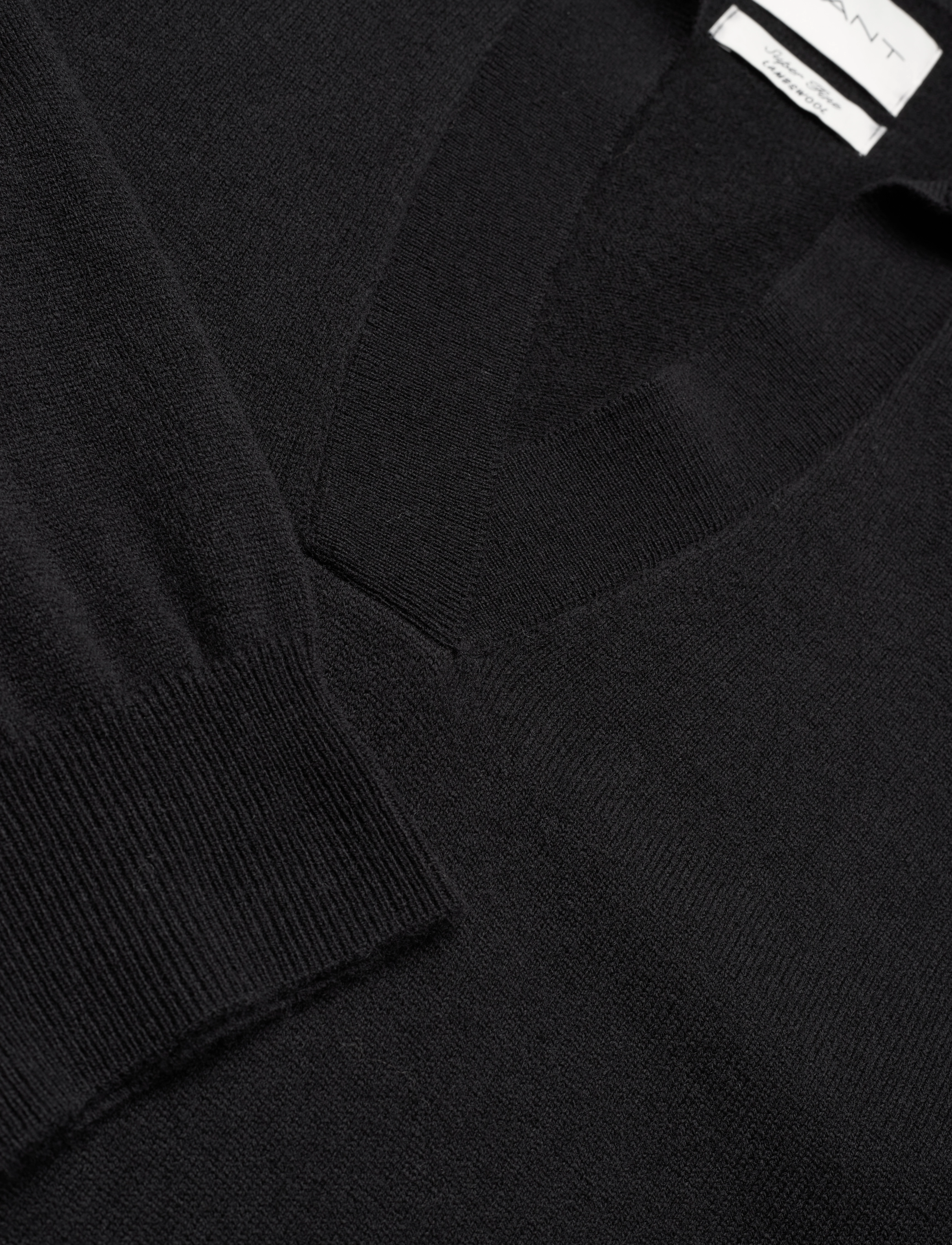 GANT - SUPERFINE LAMBSWOOL RUGGER DRESS - black - 2