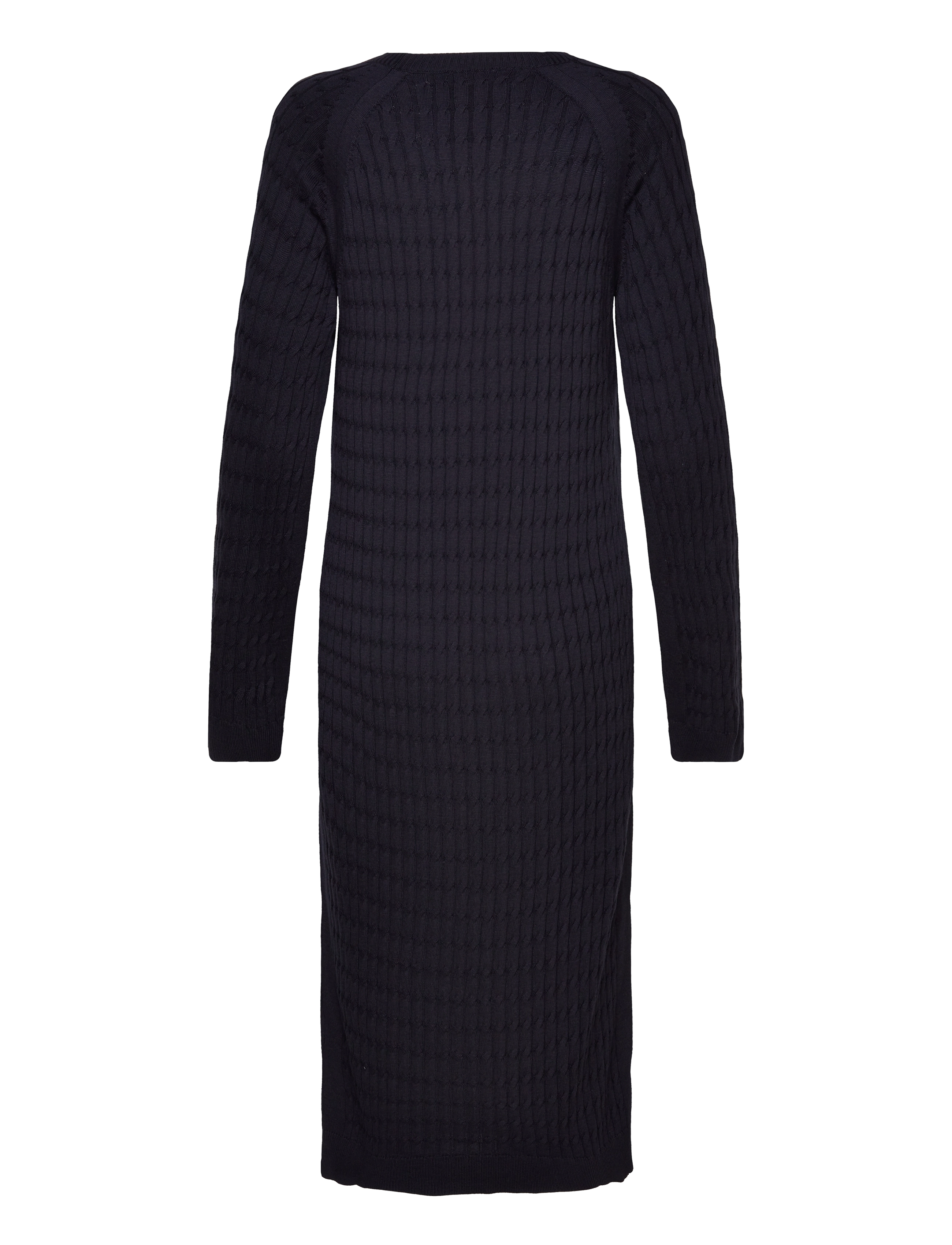 GANT - CABLE C-NECK DRESS - evening blue - 2