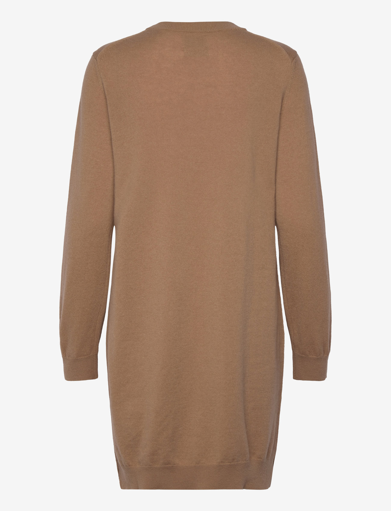 GANT - SUPERFINE LAMBSWOOL DRESS - stickade klänningar - caramel beige - 2