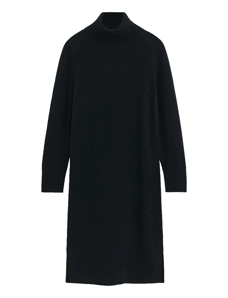 GANT - DETAIL TURTLENECK DRESS - kaschmir - evening blue - 1