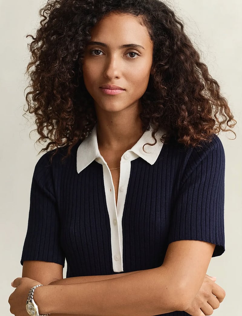 GANT Rib Knit Rugger Dress midi dresses shop at Booztlet GANT Rib Knit Rugger Dress midi dresses shop at Booztlet