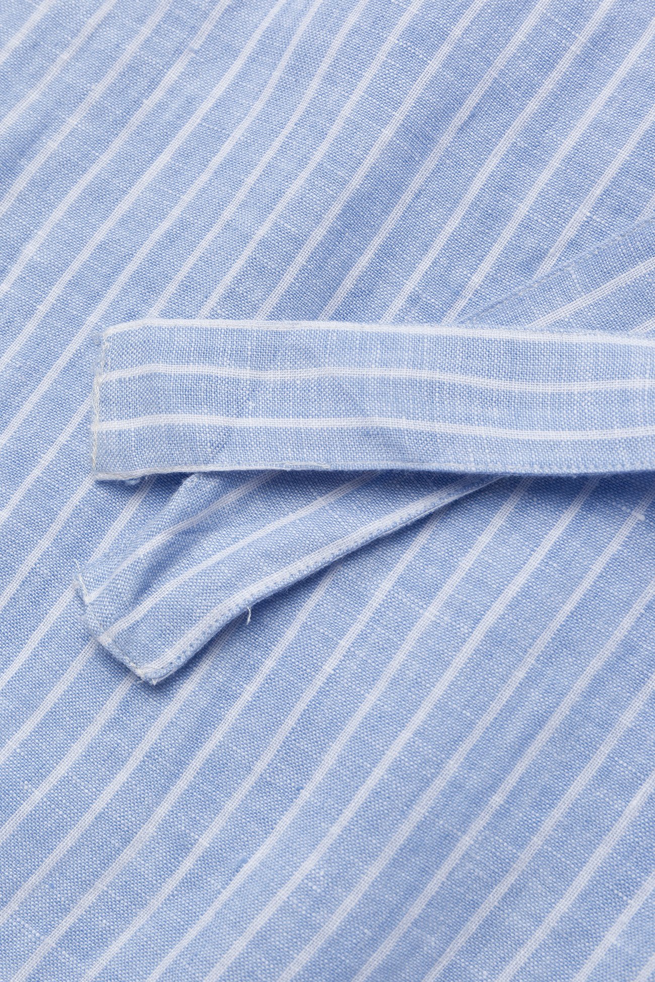 GANT - O2. STRIPED LINEN SHIRT DRESS - capri blue - 3