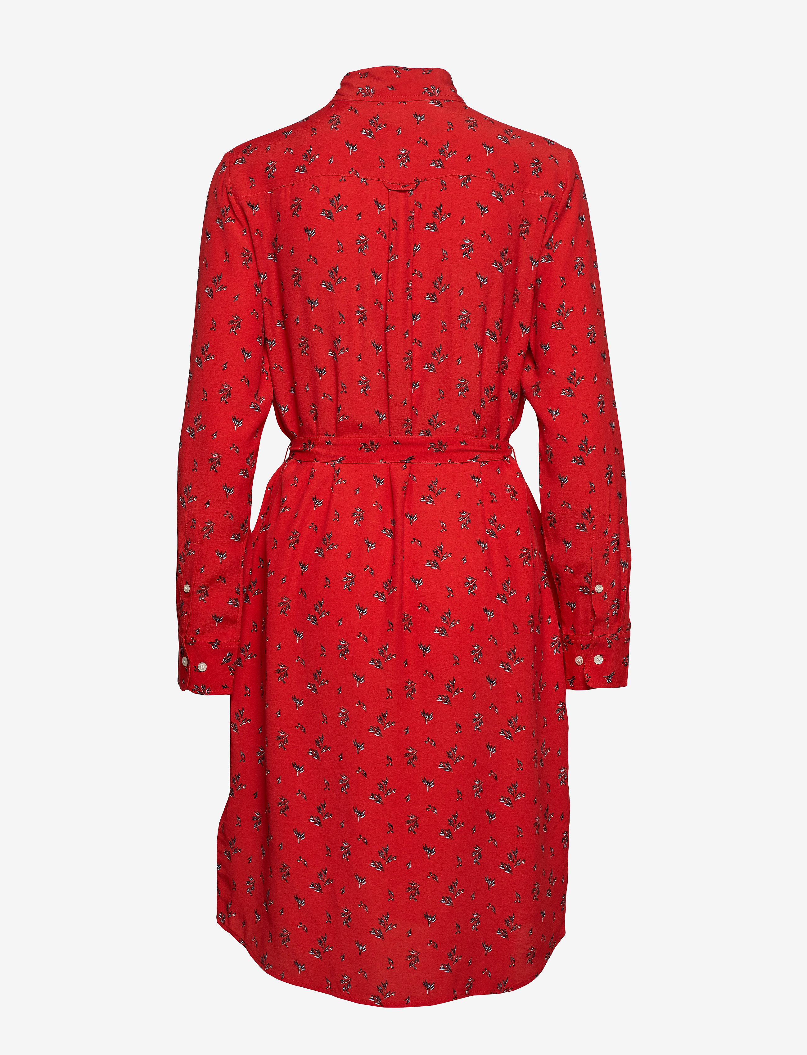 GANT - D1. BREEZY HARVEST SHIRT DRESS - blood orange - 1