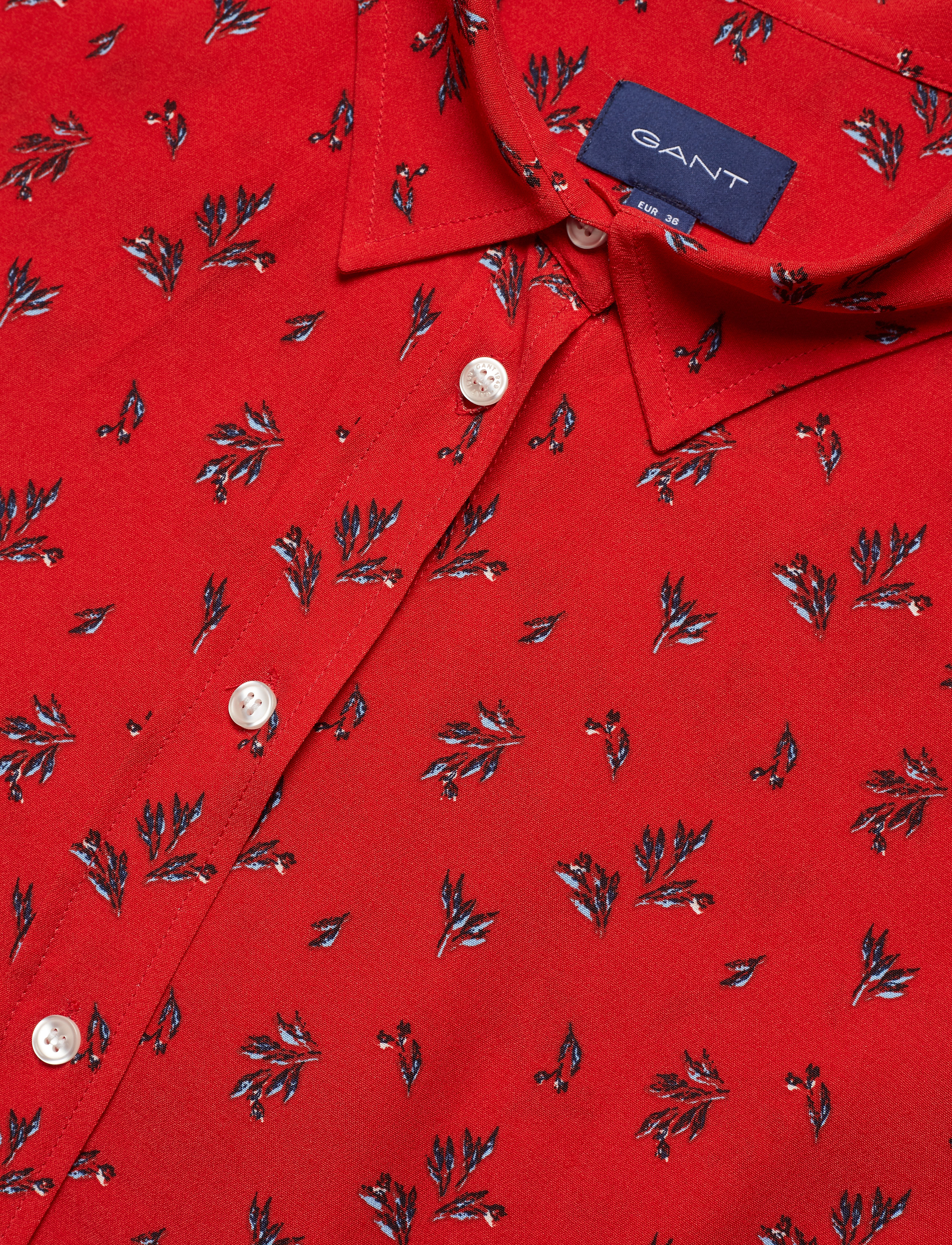 GANT - D1. BREEZY HARVEST SHIRT DRESS - blood orange - 2