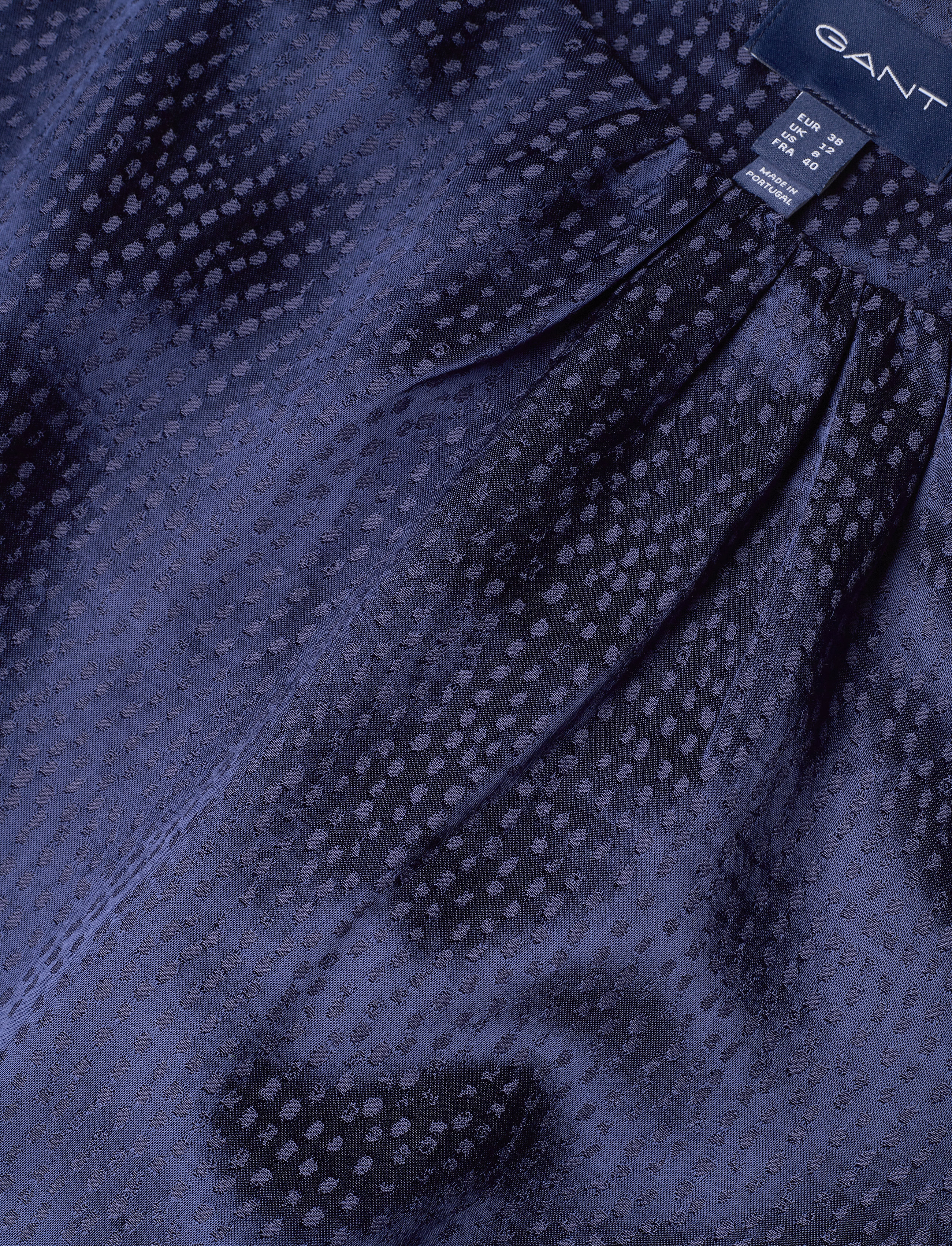 GANT - D2. JACQUARD RUFFLE DRESS - persian blue - 2