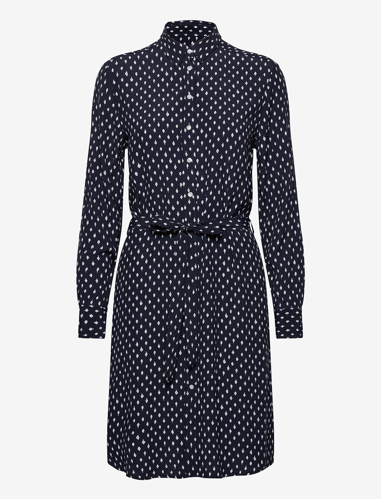 GANT - D1. DESERT JEWEL PRINT SHIRT DRESS - evening blue - 0