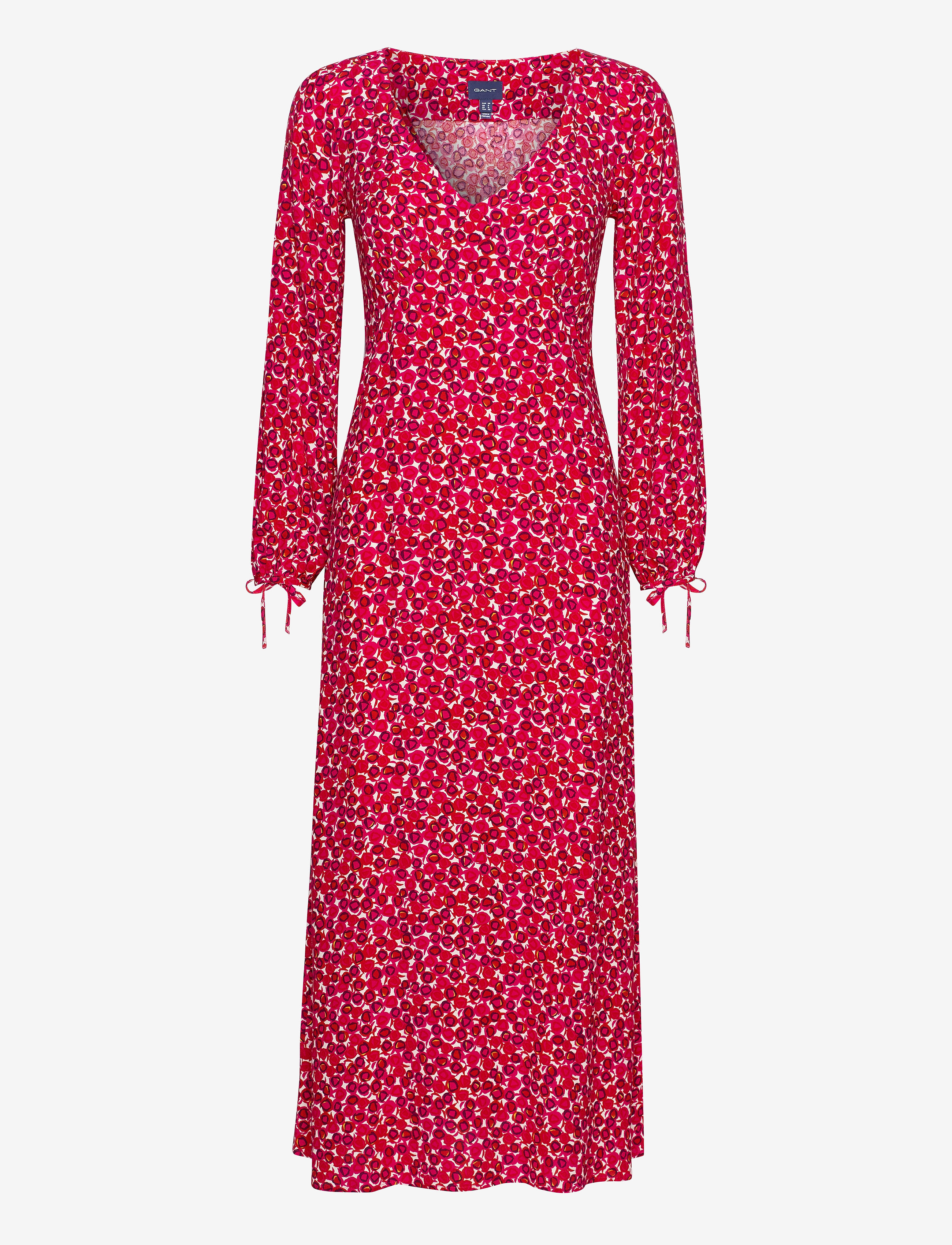 D1. DESERT ROSE VISCOSE DRESS - RICH PINK