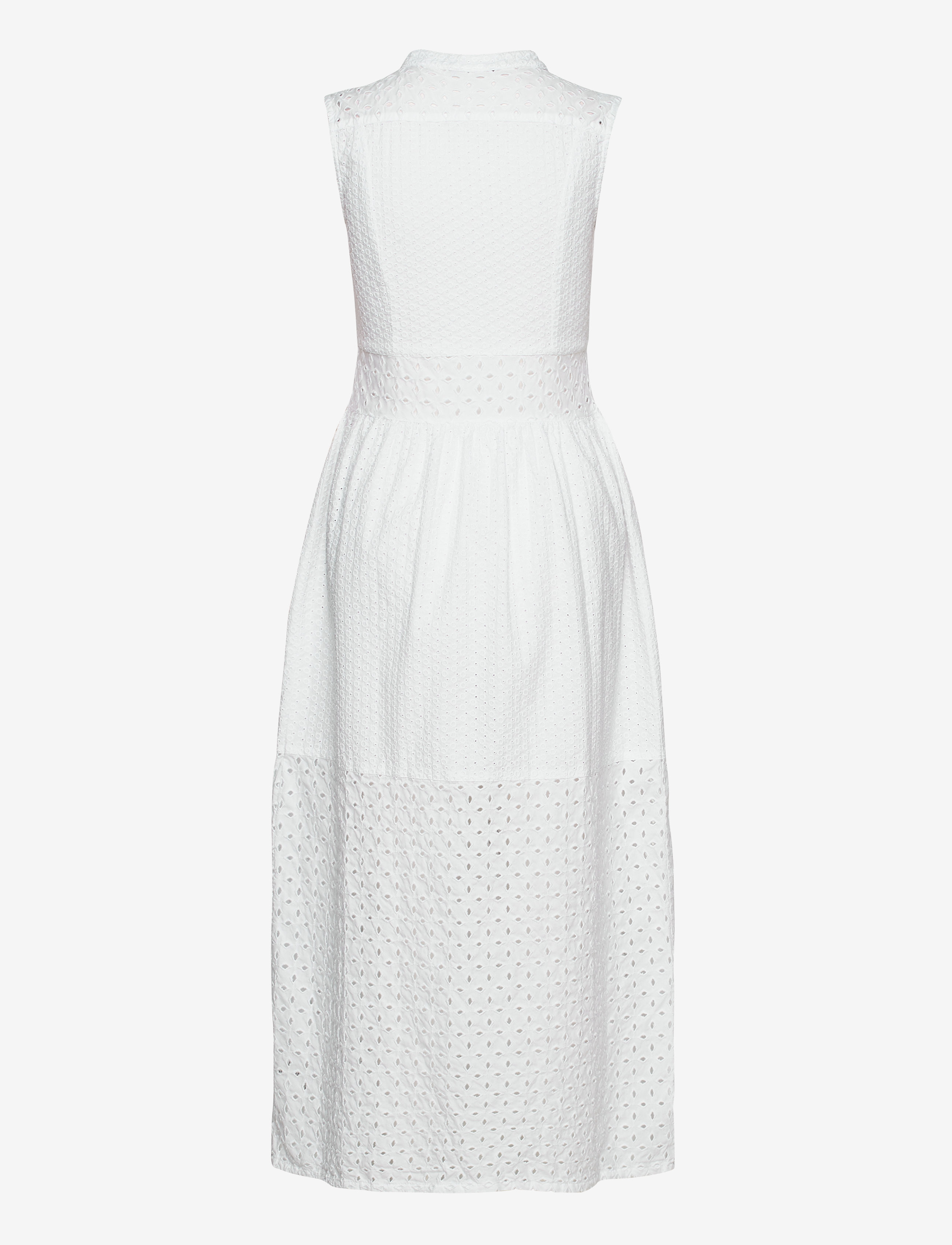 GANT - D1. BRODERIE ANGLAISE MAXI DRESS - white - 1
