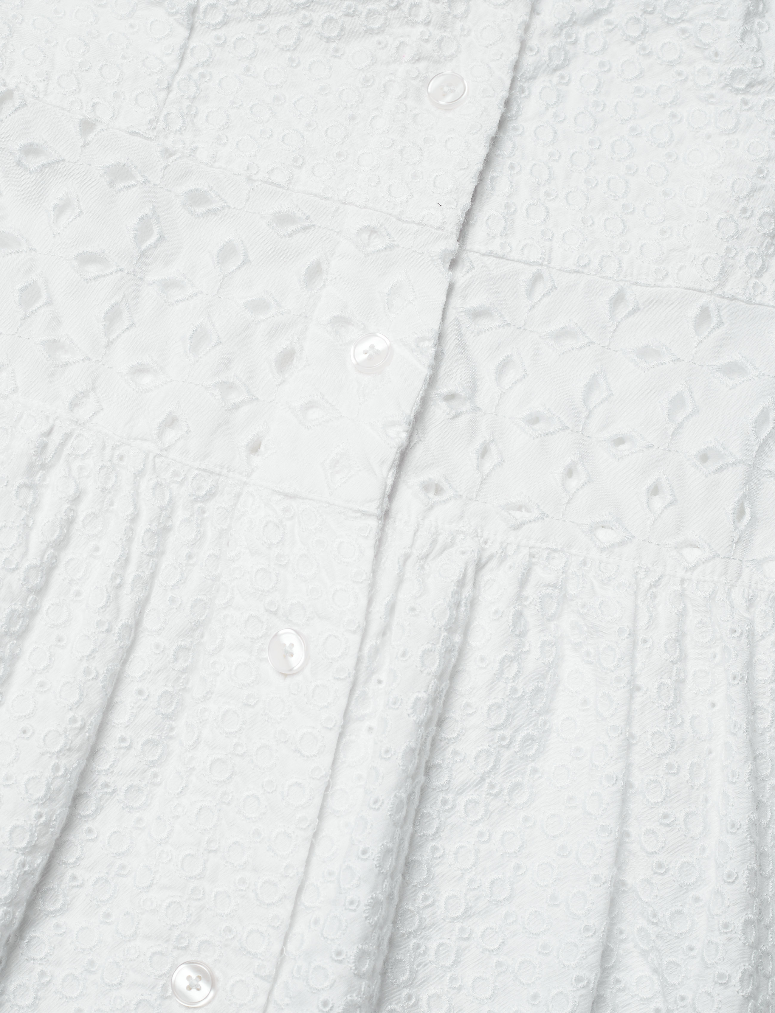 GANT - D1. BRODERIE ANGLAISE MAXI DRESS - white - 3