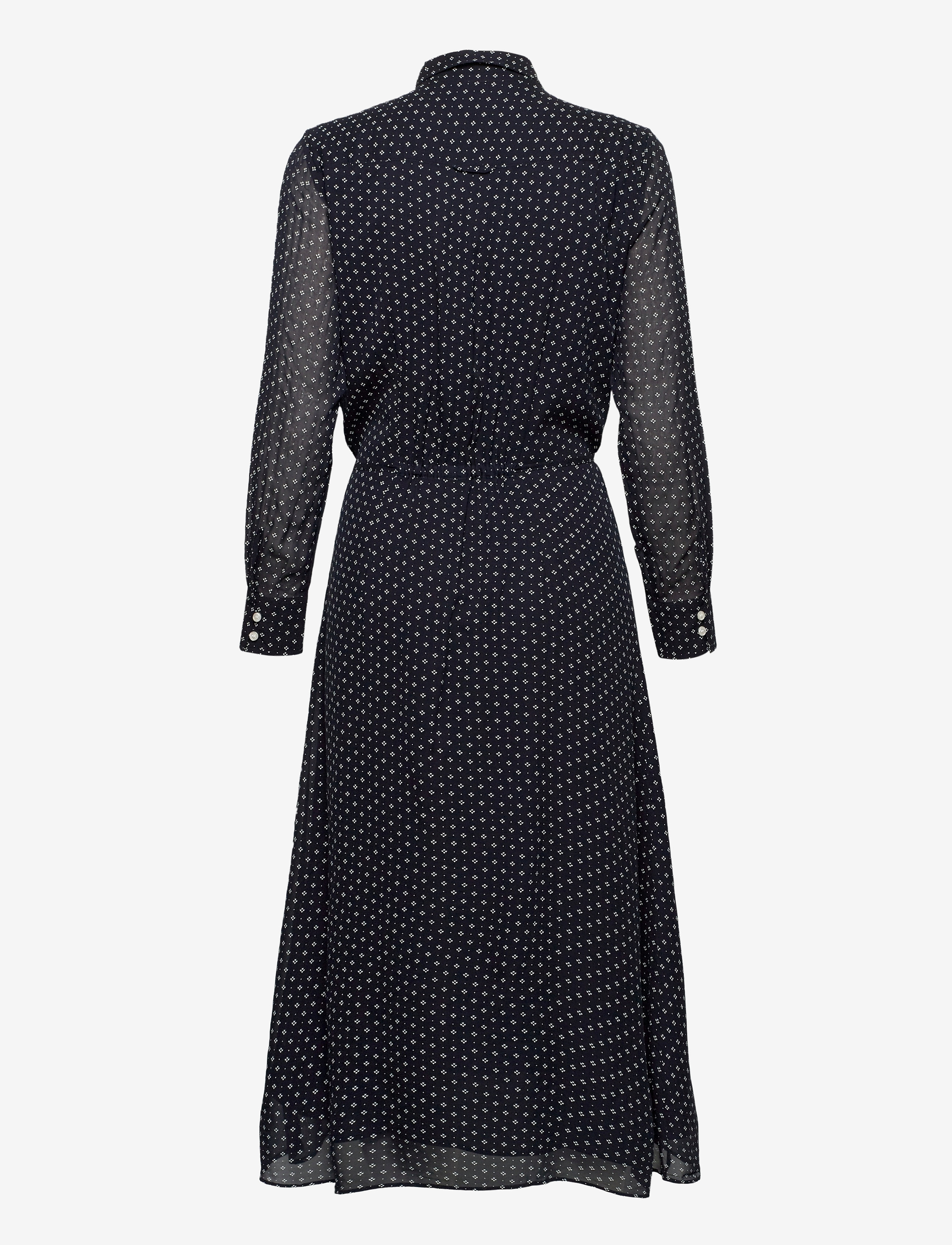 GANT - D2. FAIRLY DOT CHIFFON DRESS - classic blue - 1