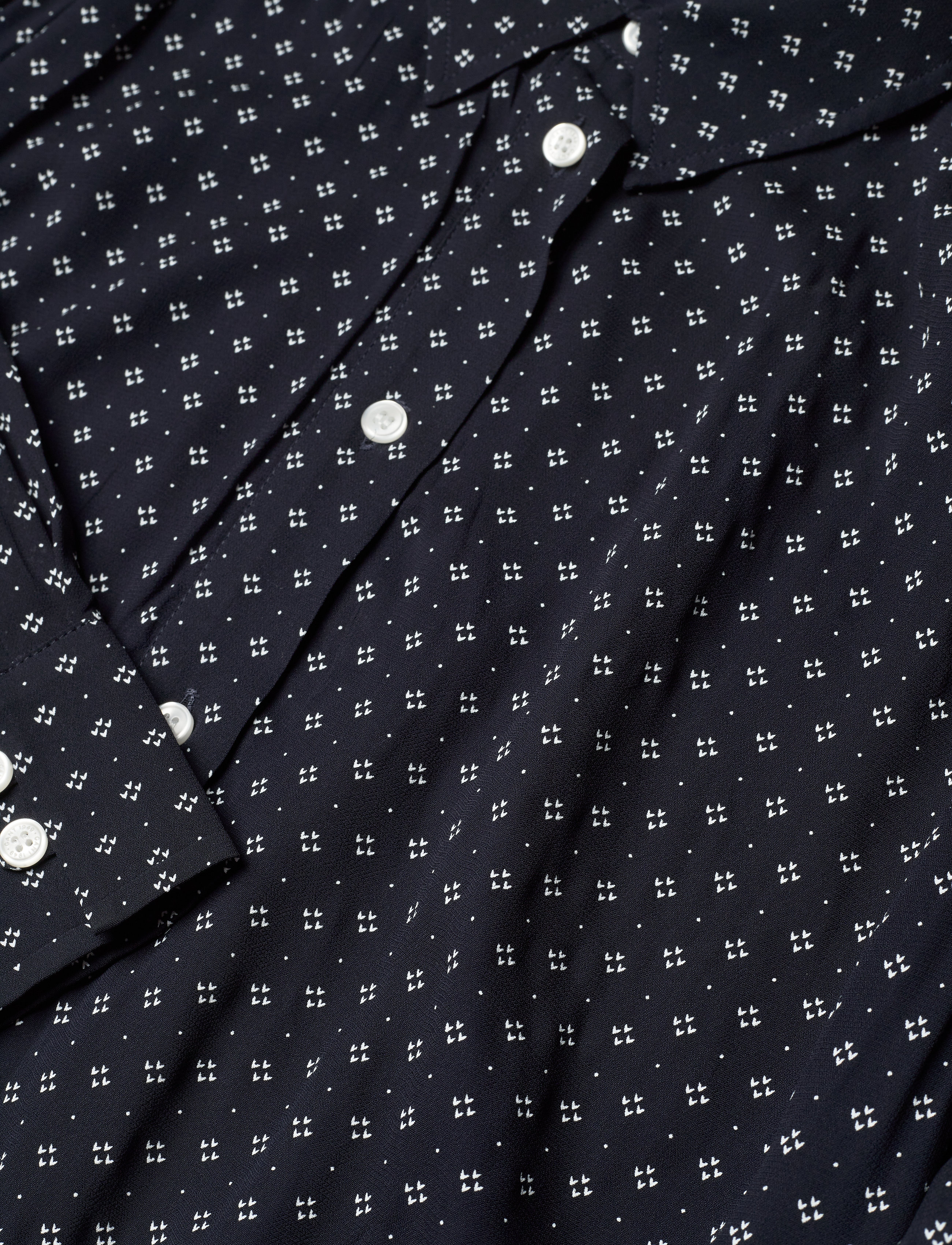 GANT - D2. FAIRLY DOT CHIFFON DRESS - classic blue - 2