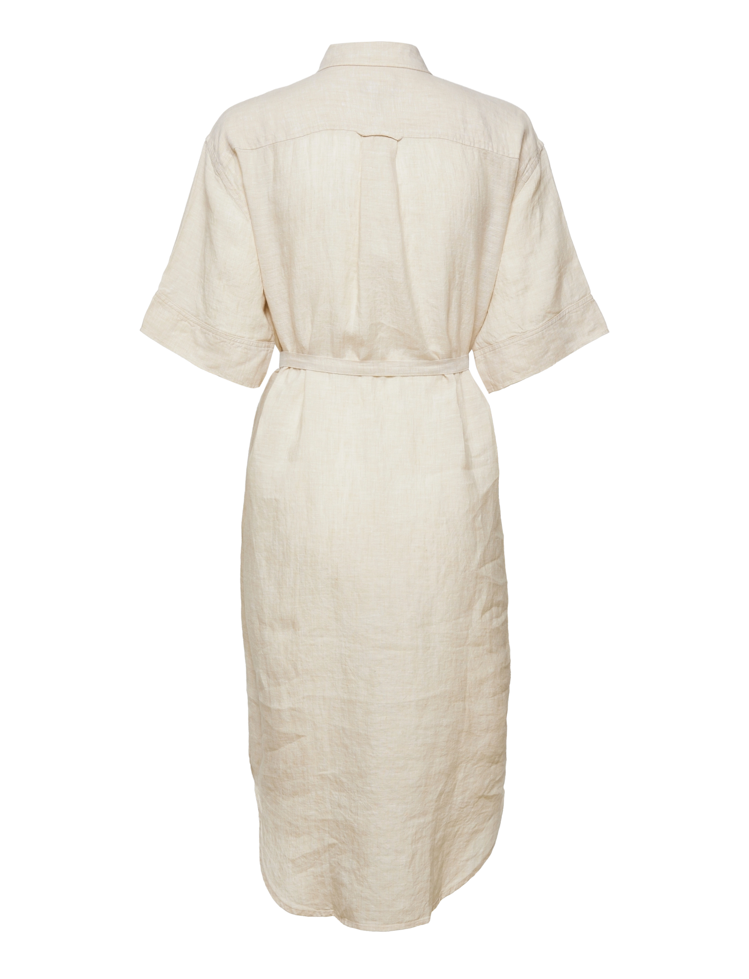 GANT - D2. LINEN CHAMBRAY SHIRT DRESS - desert beige - 1
