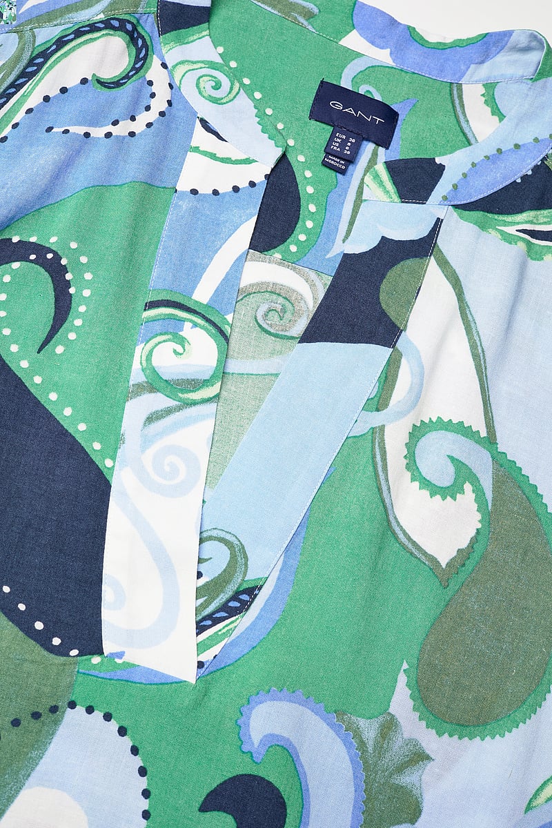 GANT - D2. PAISLEY TUNIC - midikleider - classic blue - 2