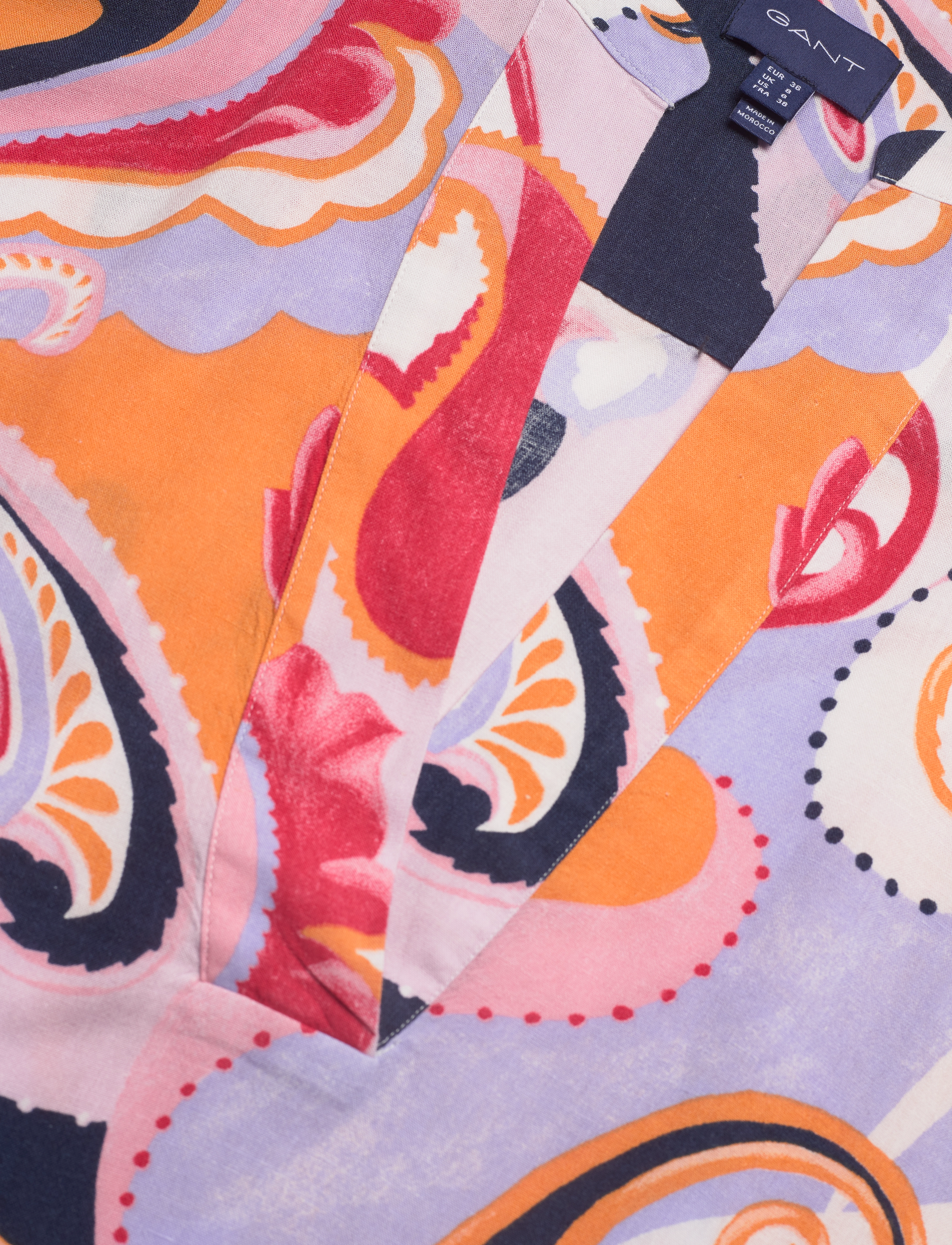 Gant - D2. PAISLEY TUNIC - geranium pink - 2