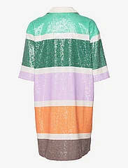 GANT - D2. SEQUINS STRIPE DRESS - t-shirt jurken - multicolor - 1