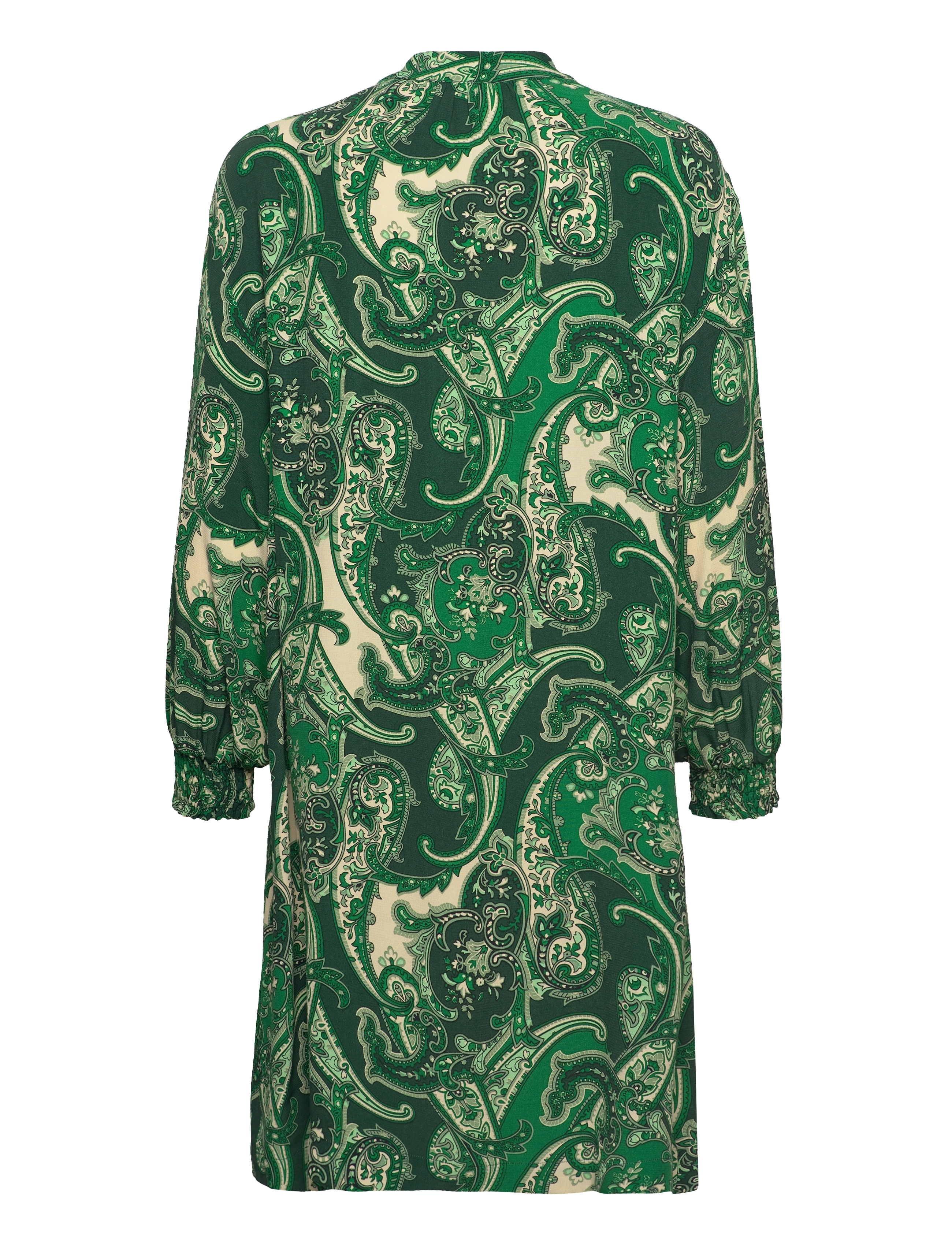 GANT - D2. PAISLEY STAND COLLAR DRESS - lavish green - 1