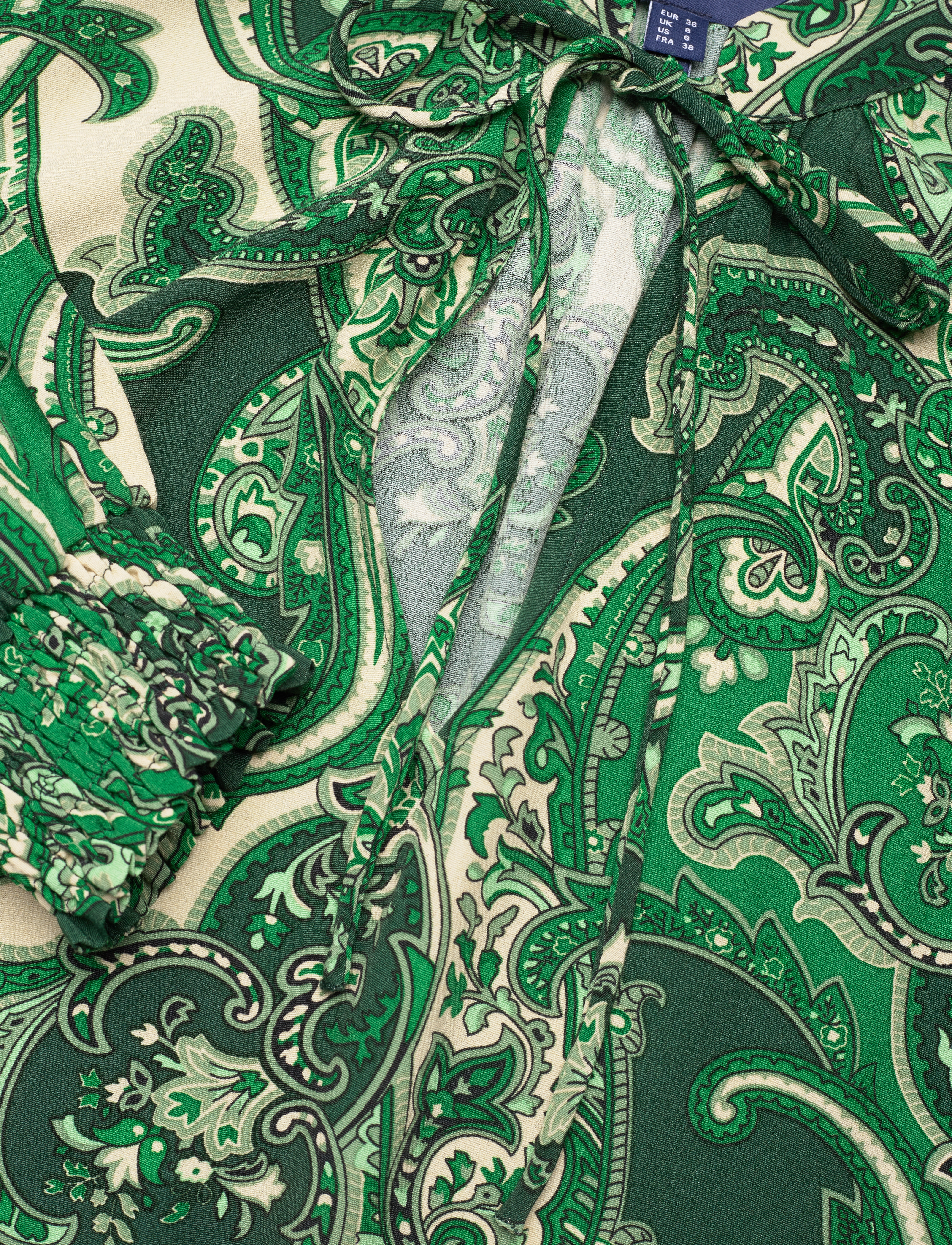 GANT - D2. PAISLEY STAND COLLAR DRESS - lavish green - 2