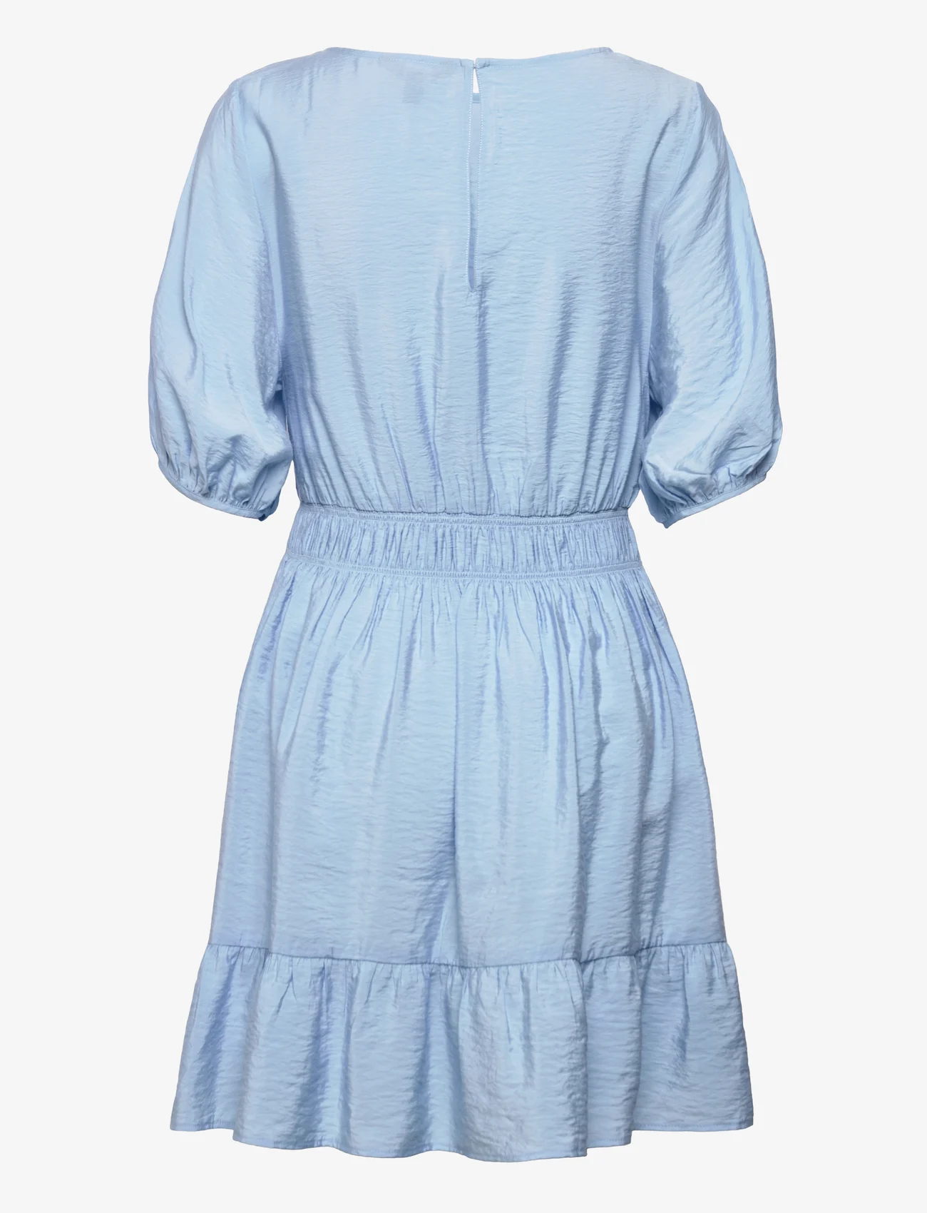 GANT - D1. FLOUNCE PUFF SLEEVE DRESS - odzież imprezowa w cenach outletowych - waterfall blue - 1