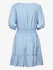 GANT - D1. FLOUNCE PUFF SLEEVE DRESS - vakarėlių drabužiai išparduotuvių kainomis - waterfall blue - 1