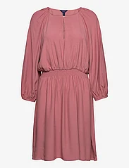 GANT - D1. BOATNECK DRESS - trumpos suknelės - terracotta pink - 0