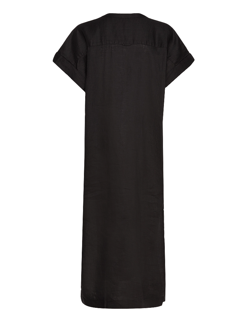 GANT - RELAXED SS LINEN CAFTAN - midi kjoler - ebony black - 2