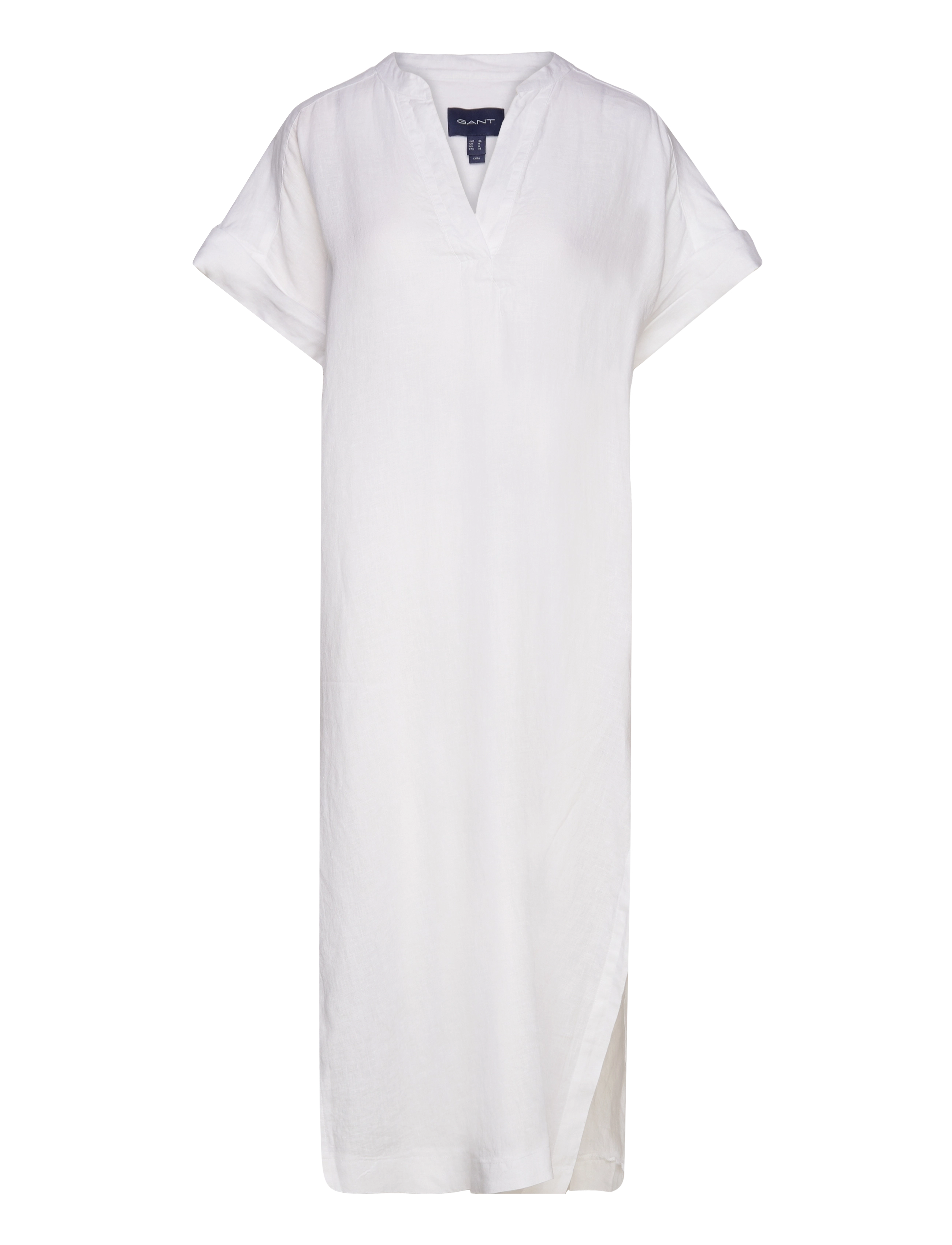 GANT Relaxed Ss Linen Caftan Weiß - 36 - Damen
