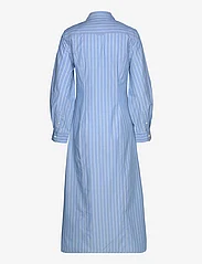 GANT - REG STRIPE MAXI SHIRT DRESS - gentle blue - 1