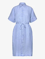 GANT - RELAXED SS LINEN SHIRT DRESS - gentle blue - 0