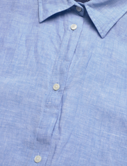 GANT - RELAXED SS LINEN SHIRT DRESS - gentle blue - 4