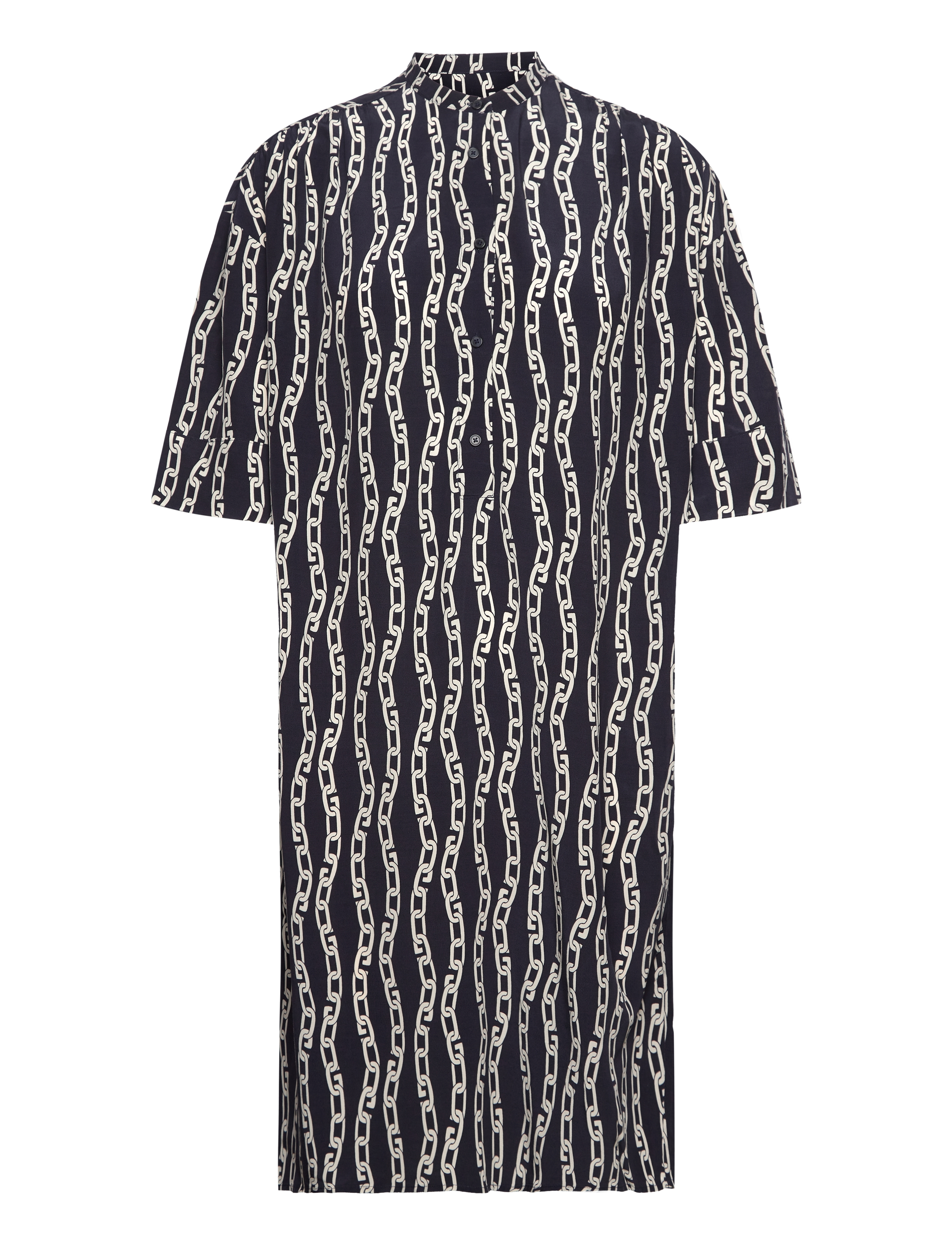 Gant REL CHAIN PRINT TUNIC DRESS - Tunikaer - EVENING BLUE / navy