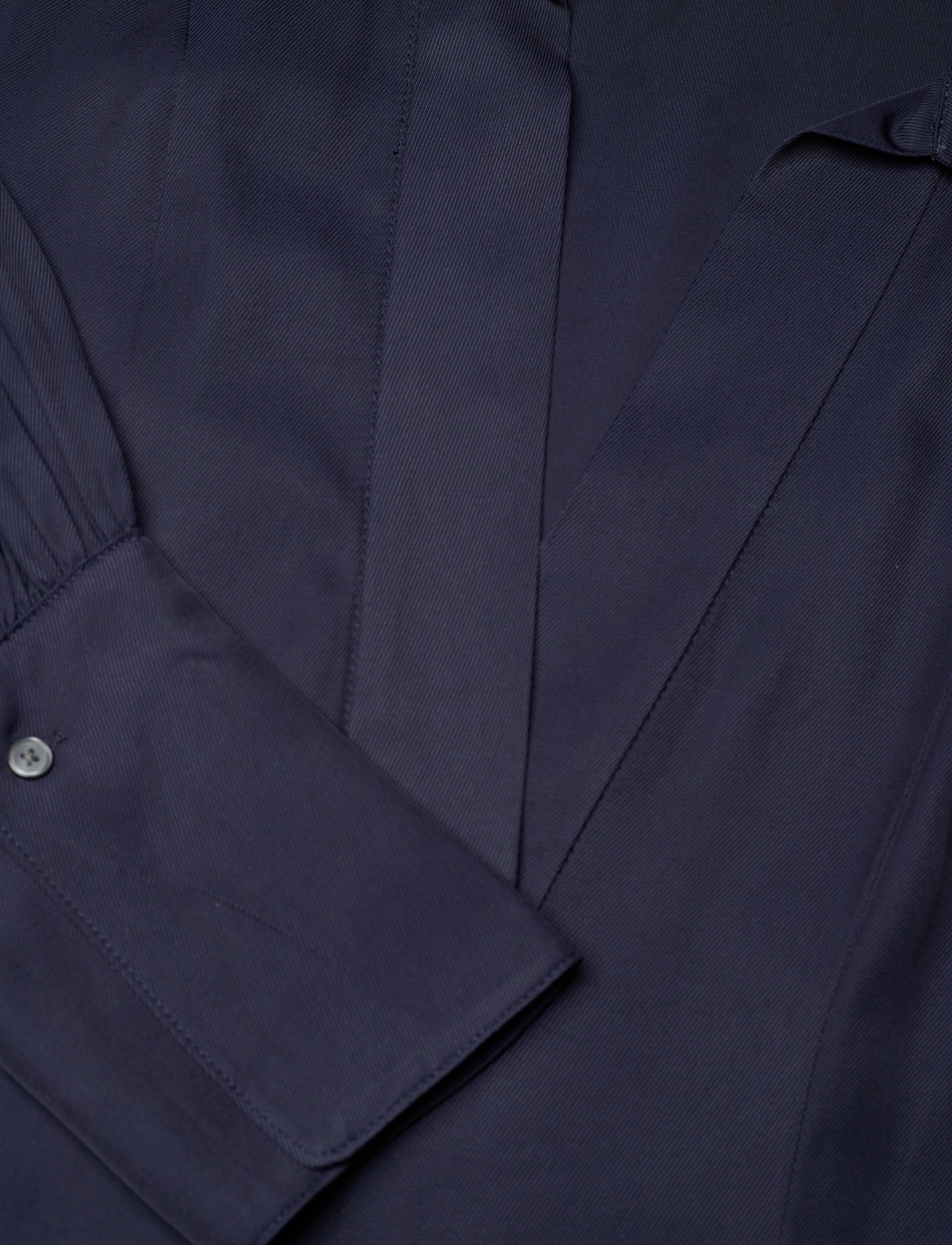 GANT - SLIM HIGH CUFF DRESS - evening blue - 2