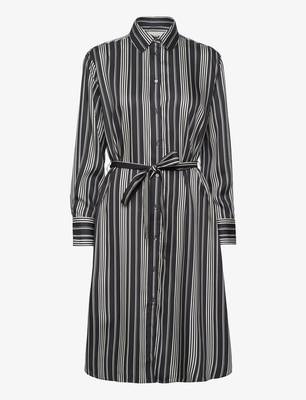Black and white striped shirt dress shop