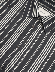 GANT - REL STRIPED A-LINE SHIRT DRESS - shirt dresses - ebony black - 2