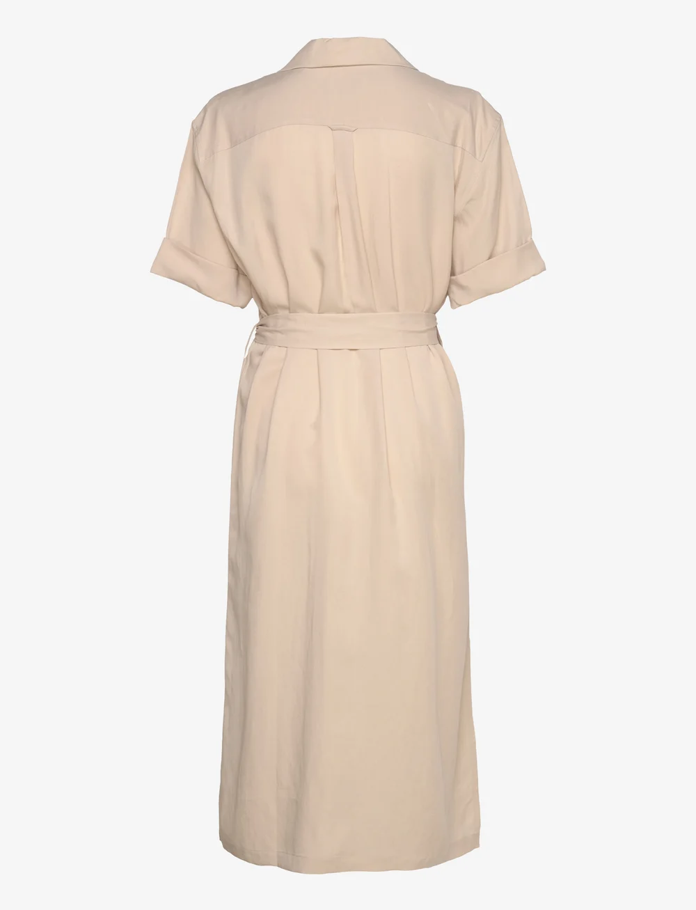 GANT - REL POCKET SS SHIRT DRESS - skjortekjoler - soft oat - 1