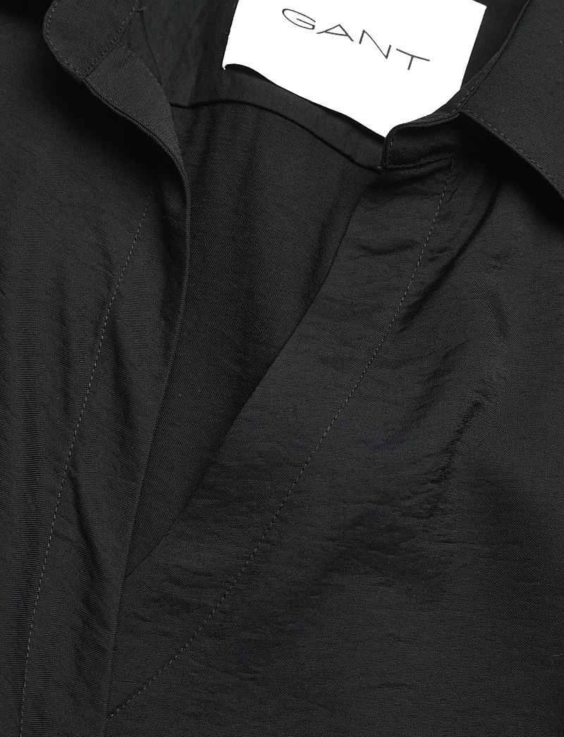 GANT - SLIM WRAP SHIRT DRESS - hemdkleider - black - 2