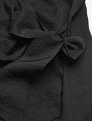 GANT - SLIM WRAP SHIRT DRESS - skjortekjoler - black - 3