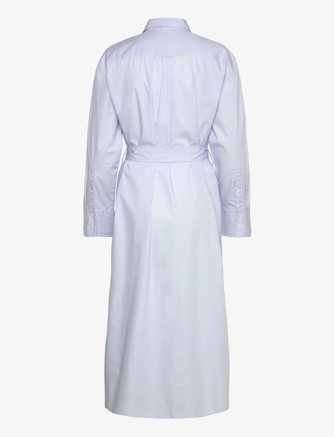 GANT - REL POPLIN SHIRT DRESS - shirt dresses - light blue - 1