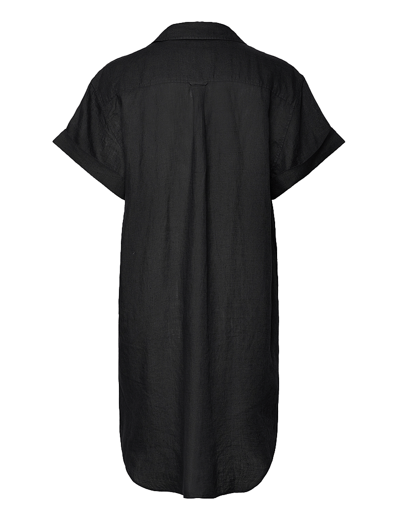 GANT - REL SS LINEN CAFTAN - tuniken - ebony black - 1