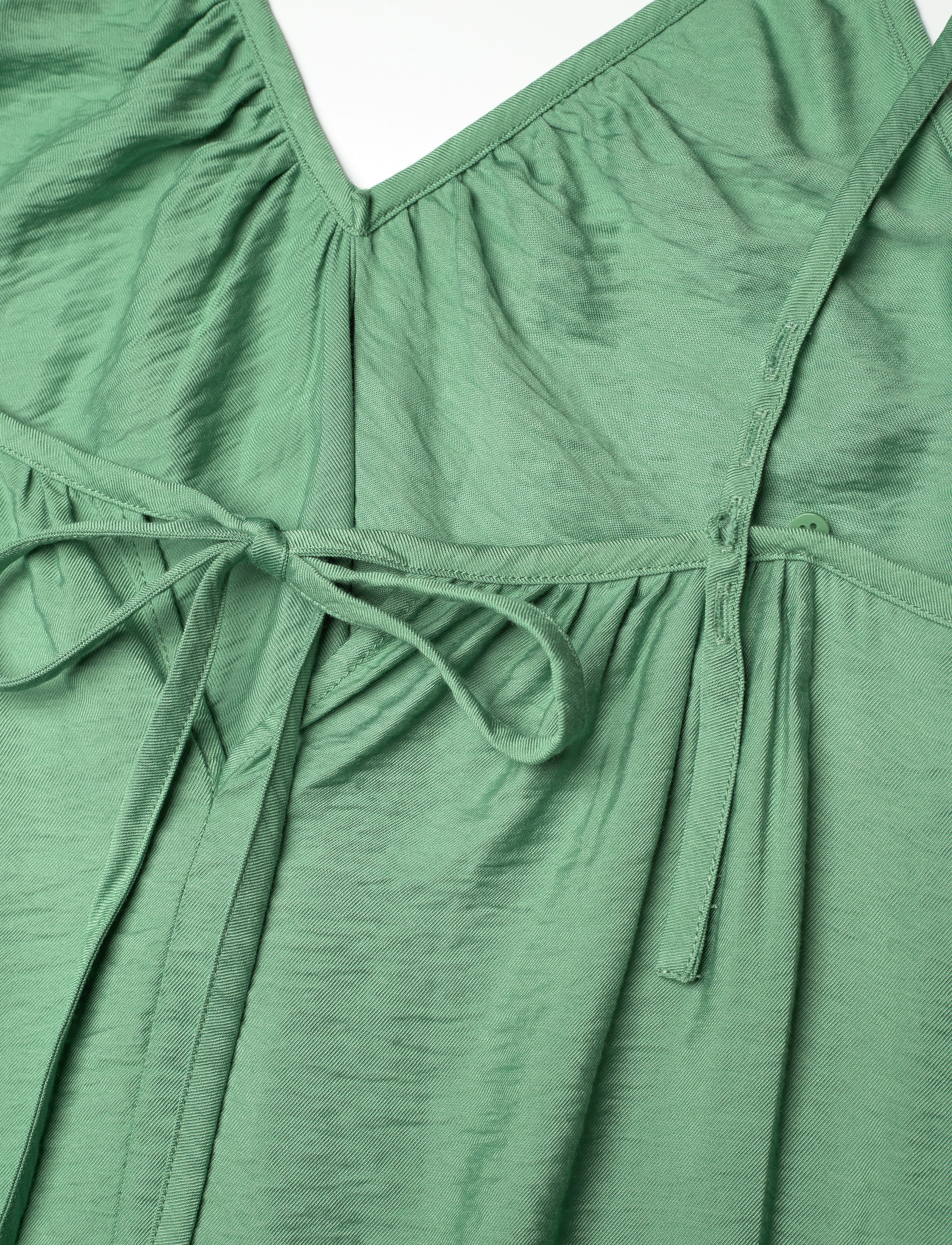 GANT - STRAP MAXI DRESS - dusty green - 5