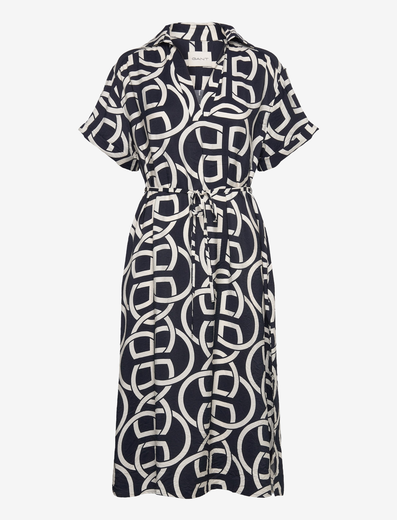 GANT - REL MONOGRAM PRINT SS CAFTAN - evening blue - 0
