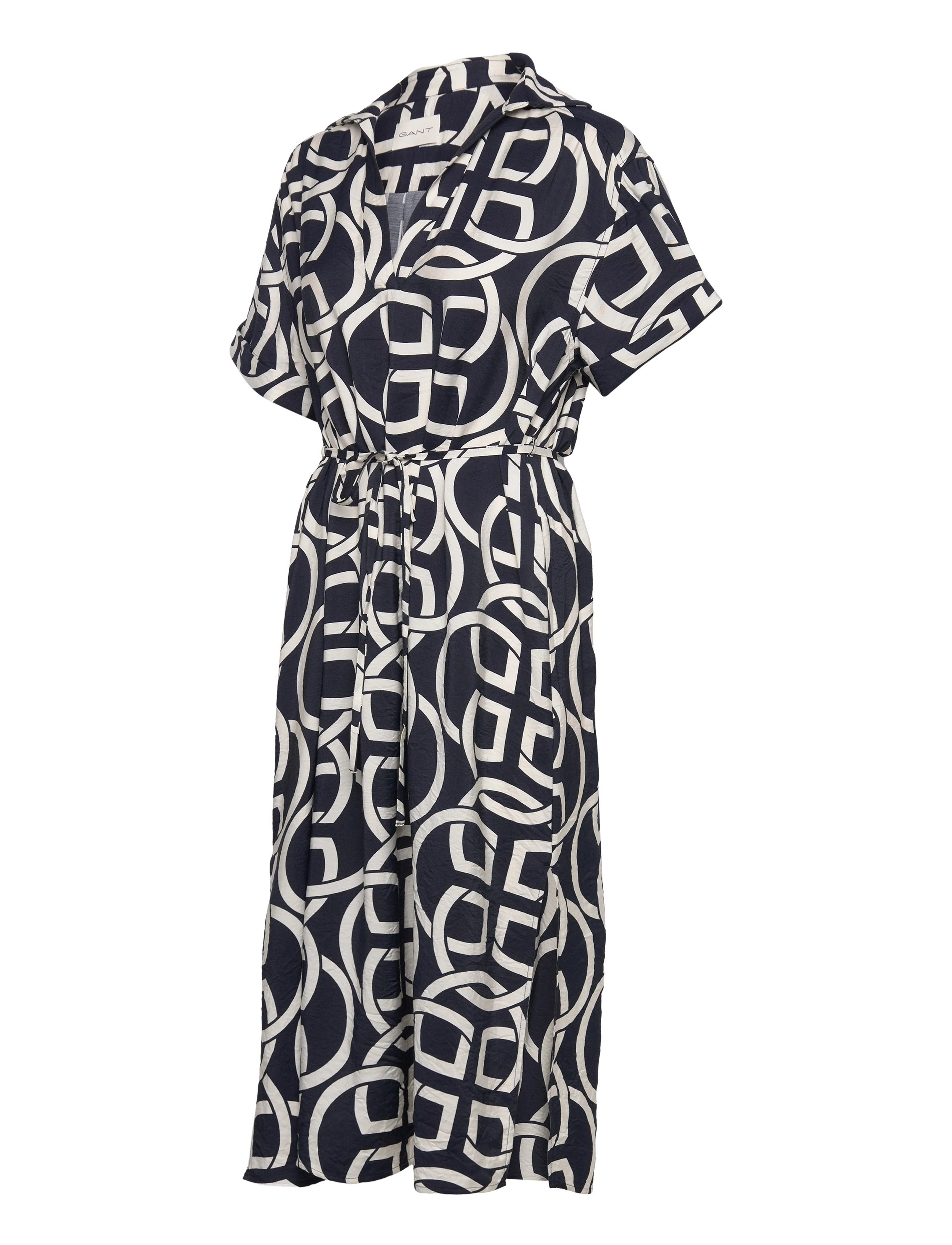 GANT - REL MONOGRAM PRINT SS CAFTAN - evening blue - 2
