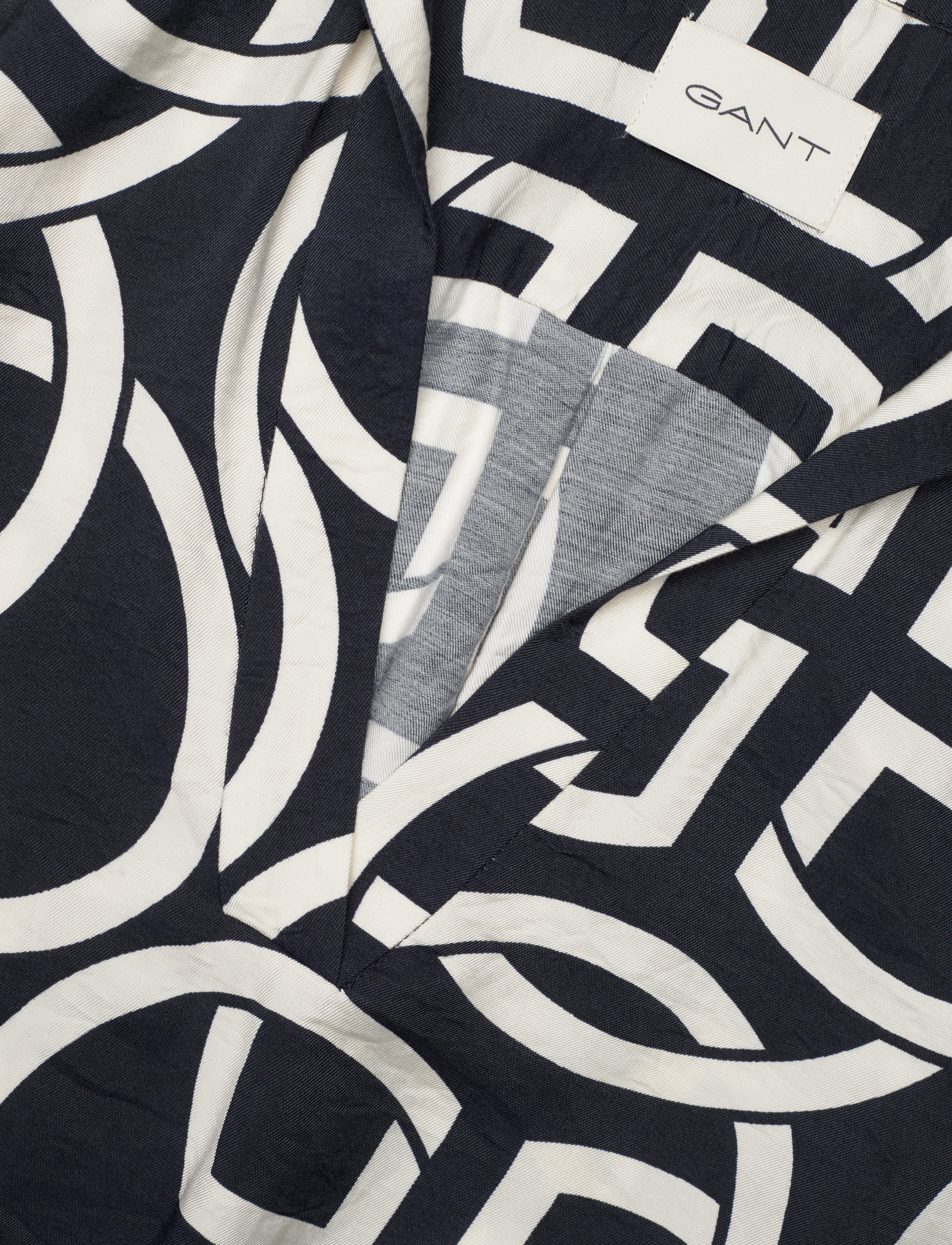 GANT - REL MONOGRAM PRINT SS CAFTAN - evening blue - 4