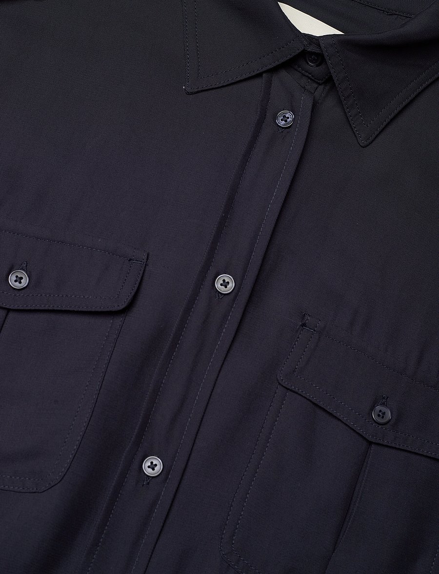 Gant - REG POCKET SHIRT DRESS - evening blue - 5