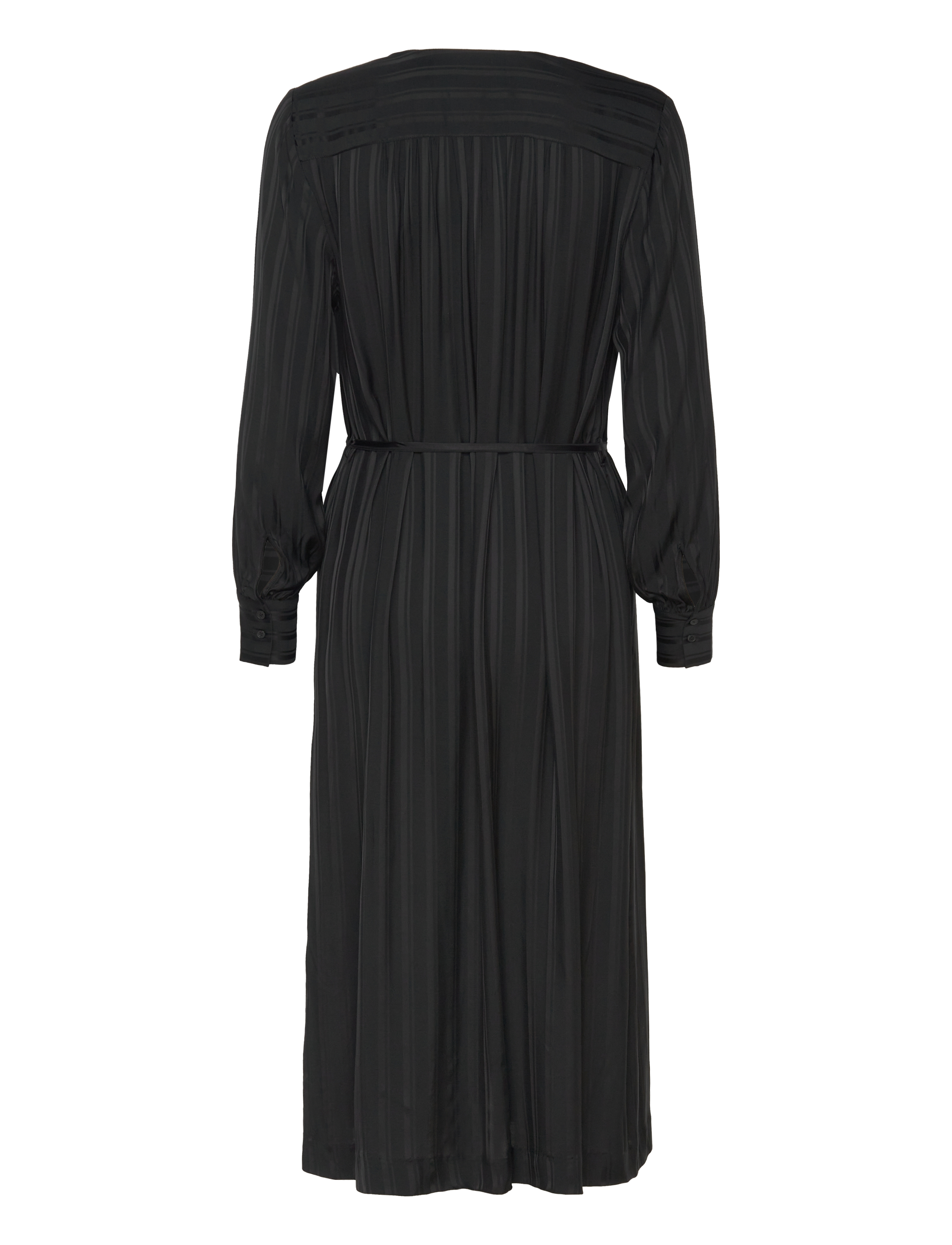 Gant - RELAXED SATIN STRIPE SHIRT DRESS - robes chemises - black - 2